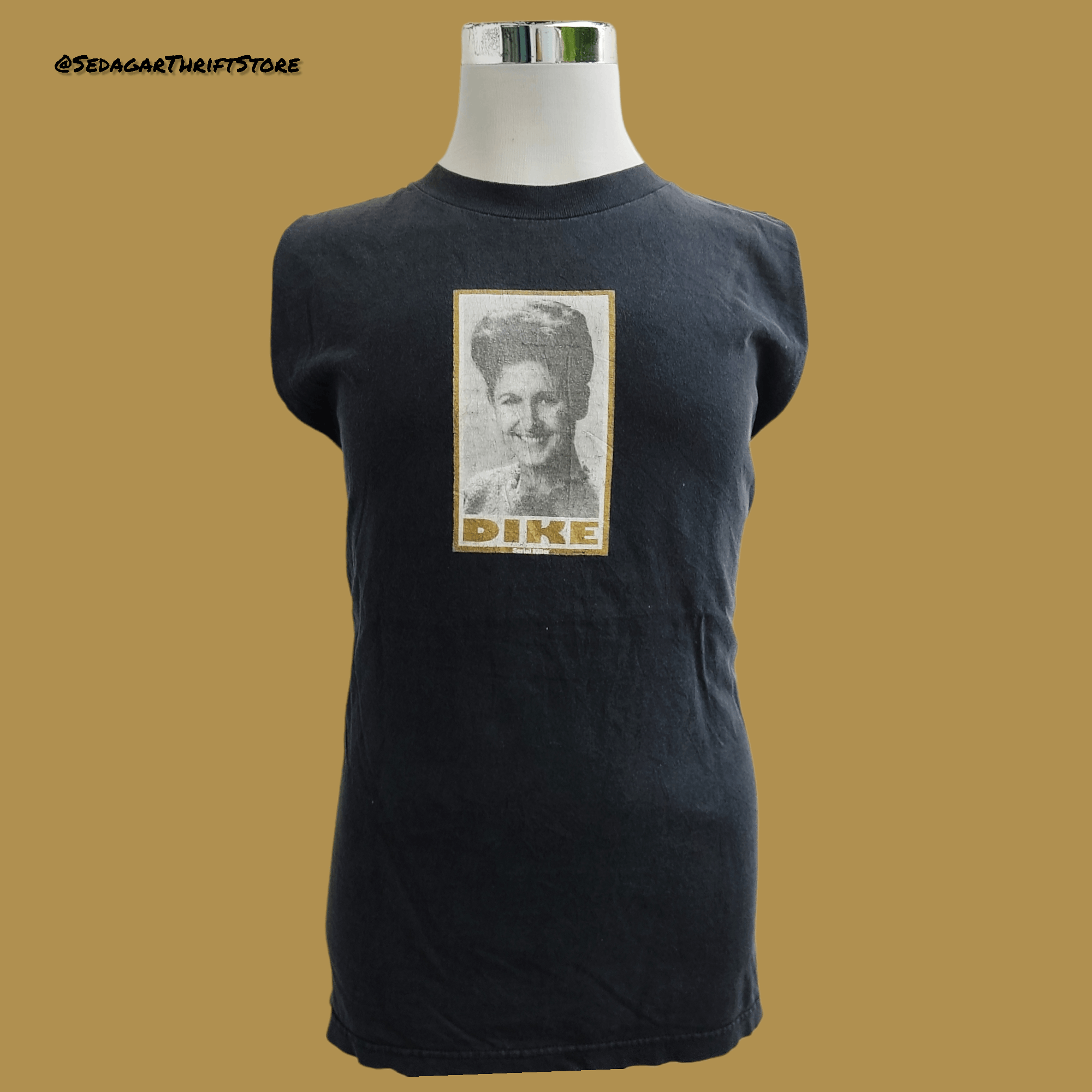 Vintage Distressed Serial Killer Dike Sleeveless T-shirt Size US XL / EU 56 / 4 - 1 Thumbnail