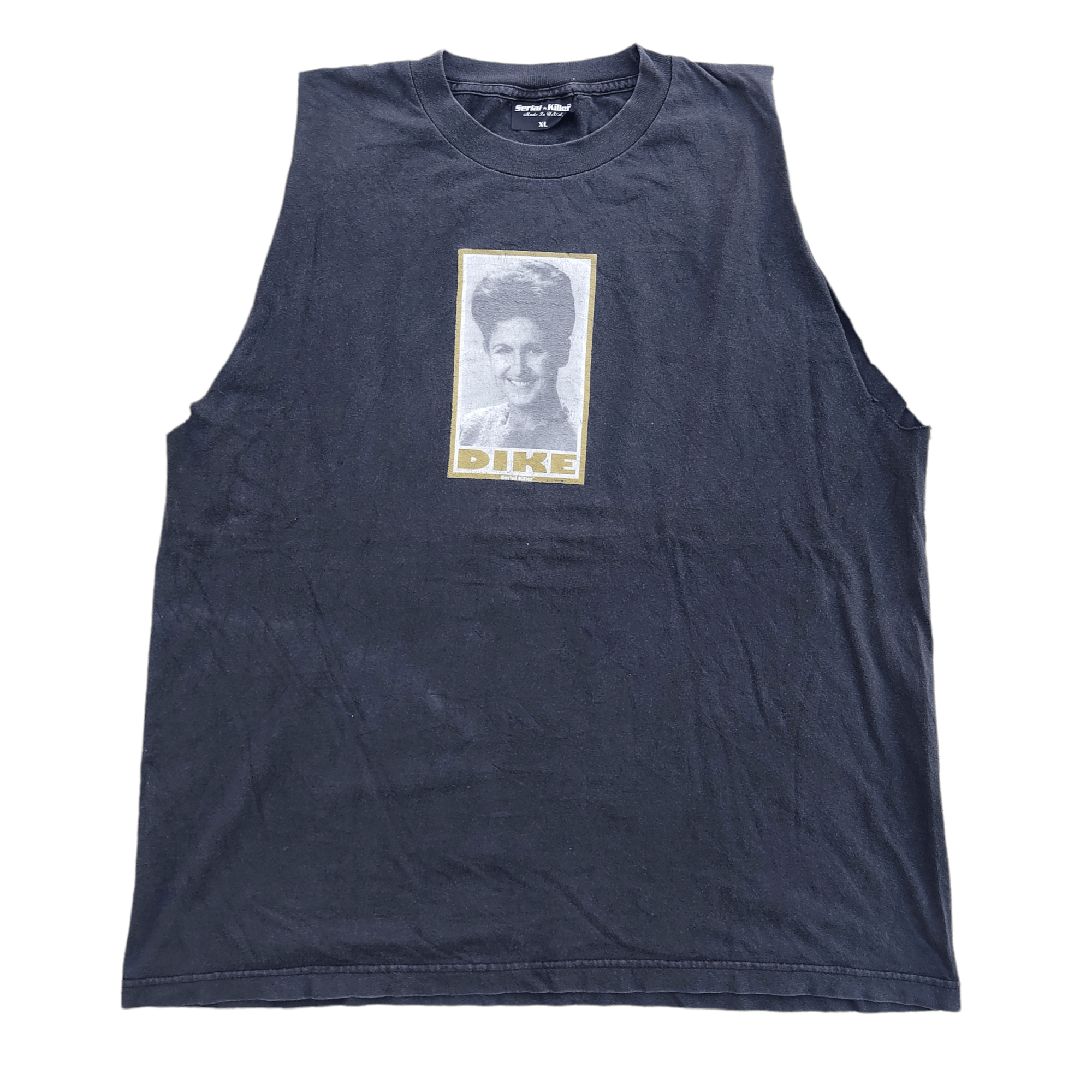 Vintage Distressed Serial Killer Dike Sleeveless T-shirt Size US XL / EU 56 / 4 - 3 Thumbnail
