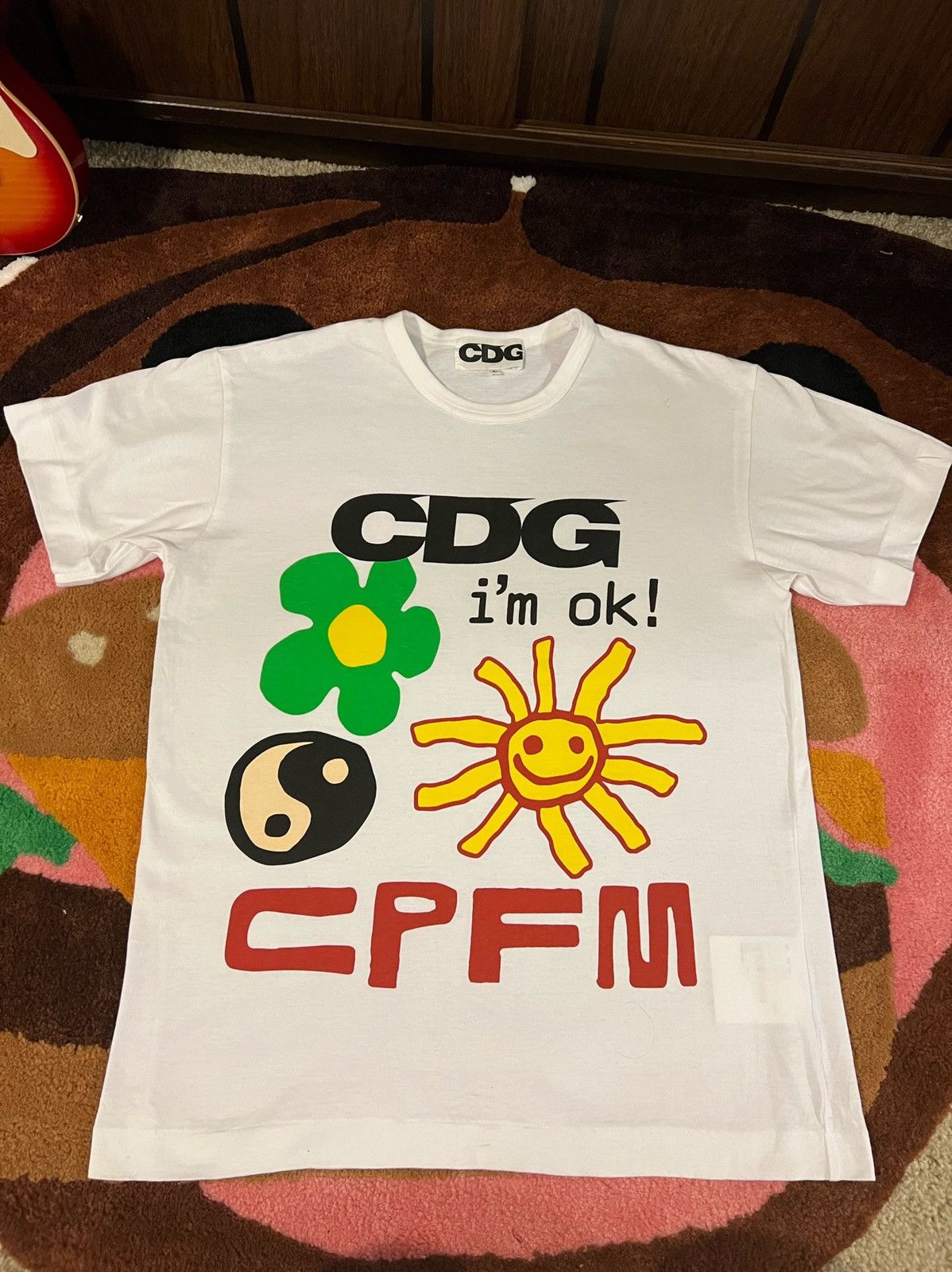 CDG CDG CDG × Cactus Plant Flea Market CDG x CPFM IM OK T