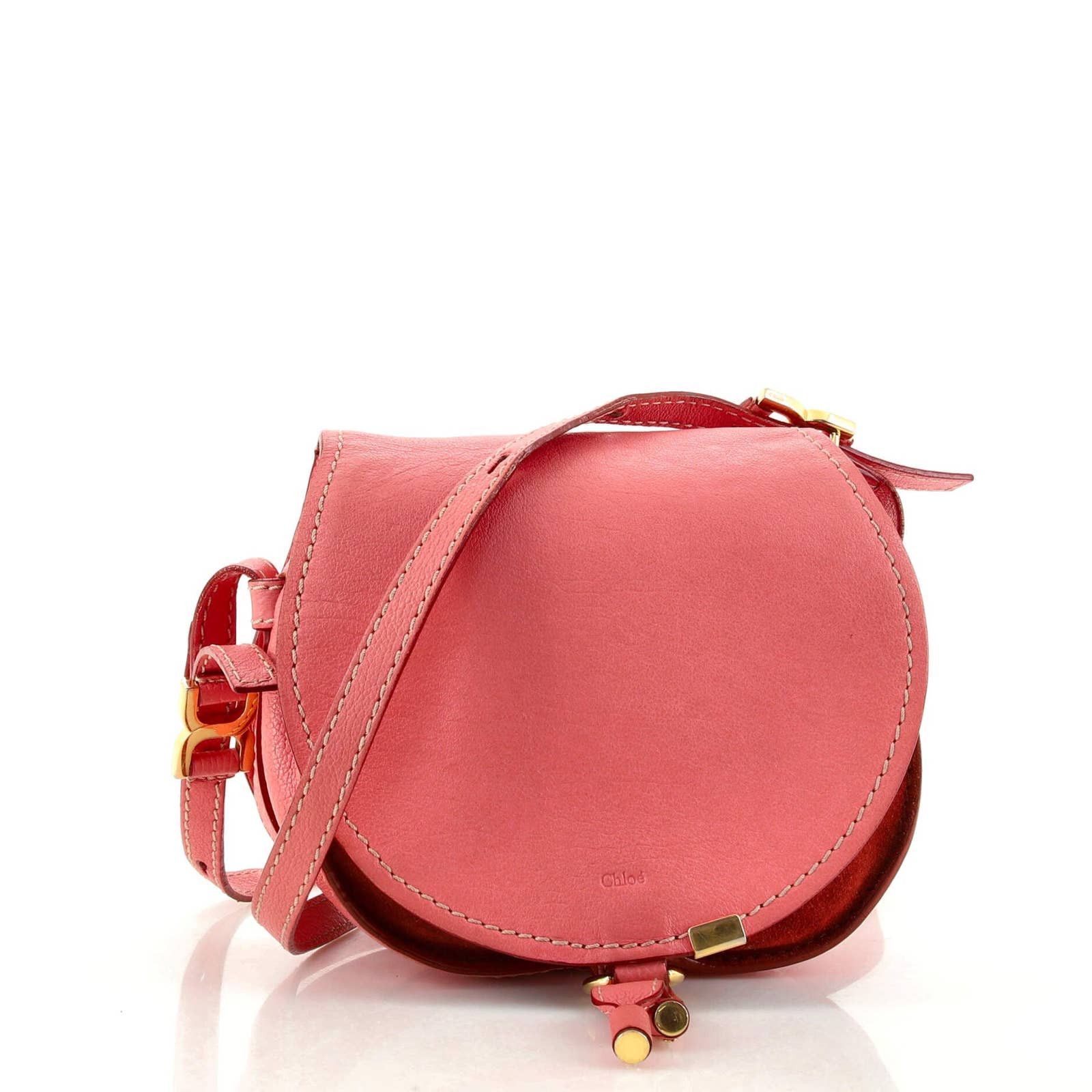 Chloe Marcie Nude Crossbody Bag Leather Small Grailed