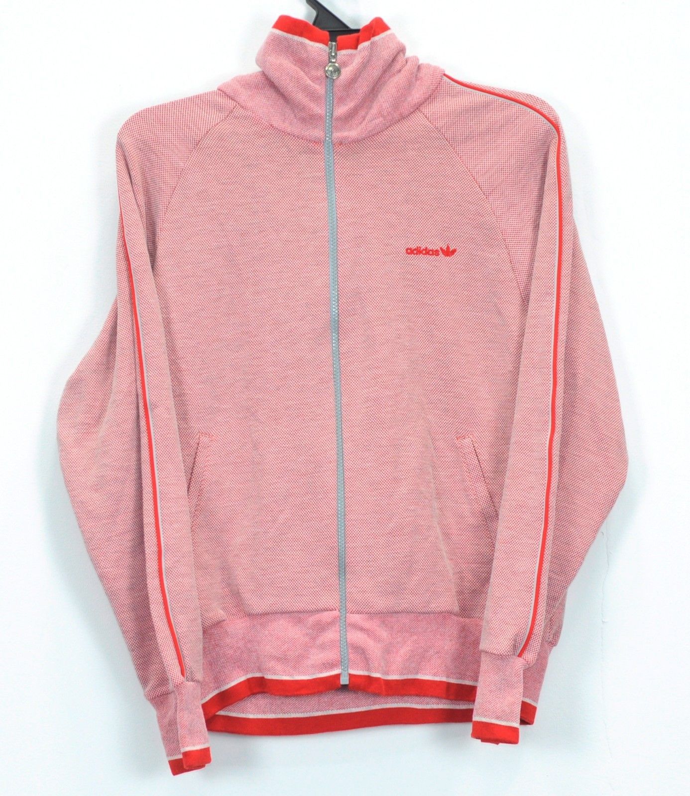 Vintage Adidas Color Zipper Down Star Basketball Sweatshirt