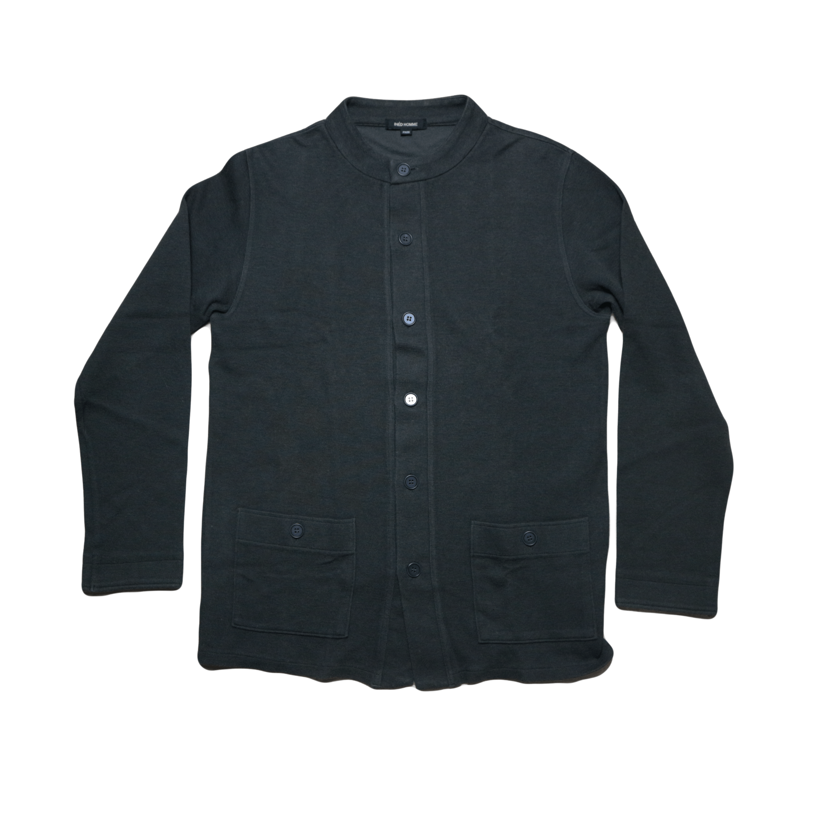 Yohji Yamamoto Faded Wash Mandarin Collar Jacket Grailed