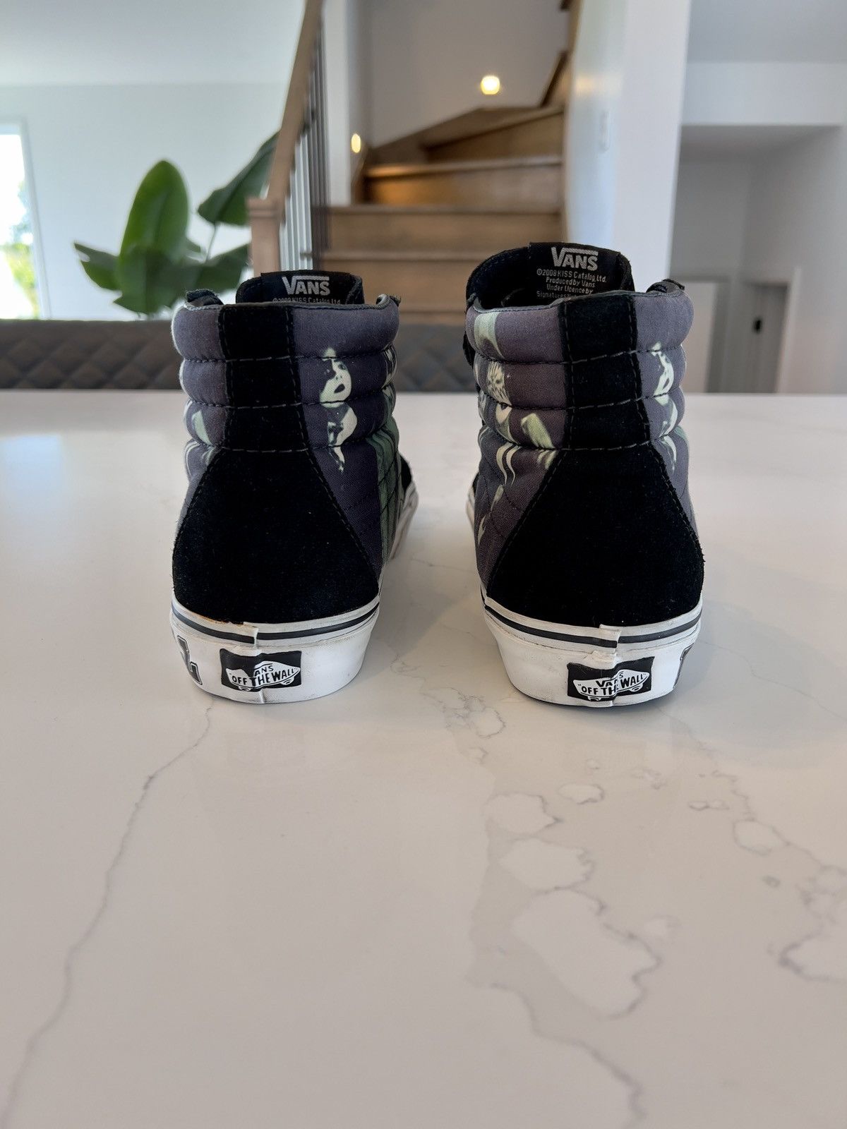 KISS × Vans WORN ONCE VANS Sk8-HI X KISS “DRESSED TO KILL COLLAB 9.5US Size US 9.5 / EU 42-43 - 6 Thumbnail