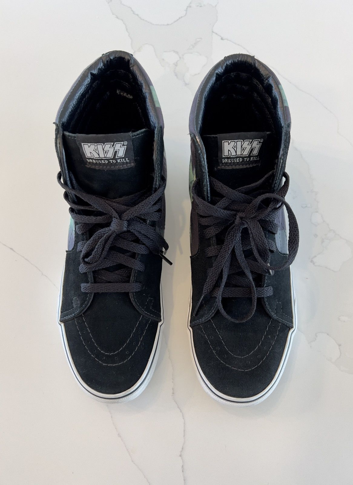 KISS × Vans WORN ONCE VANS Sk8-HI X KISS “DRESSED TO KILL COLLAB 9.5US Size US 9.5 / EU 42-43 - 8 Thumbnail