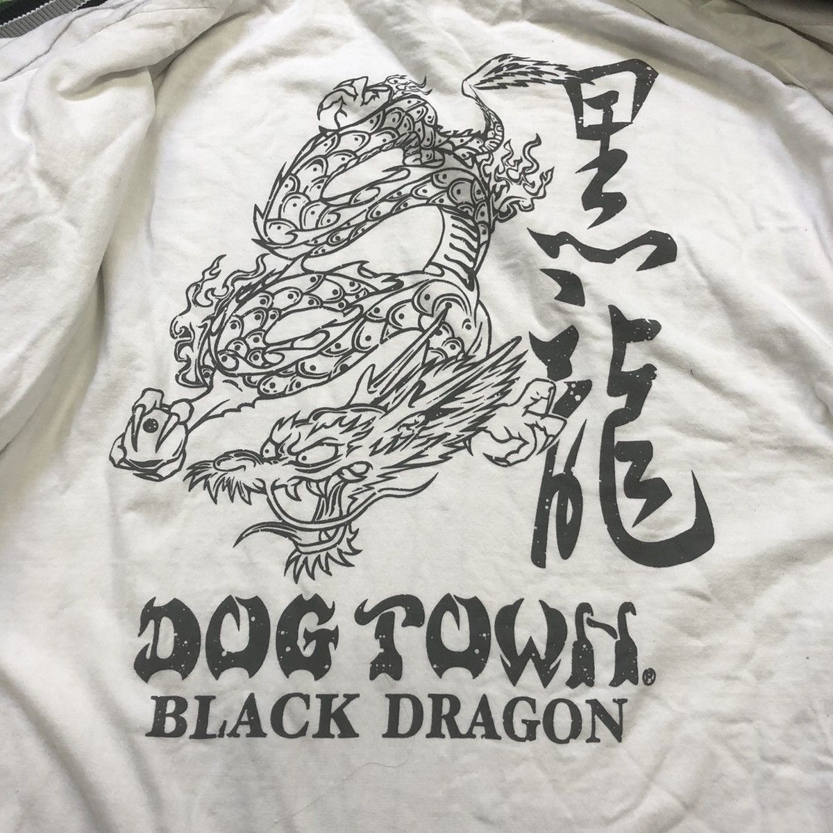 Dogtown × Japanese Brand RARE DOG TOWN BLACK DRAGON VARSITY JACKET Size US XL / EU 56 / 4 - 5 Thumbnail
