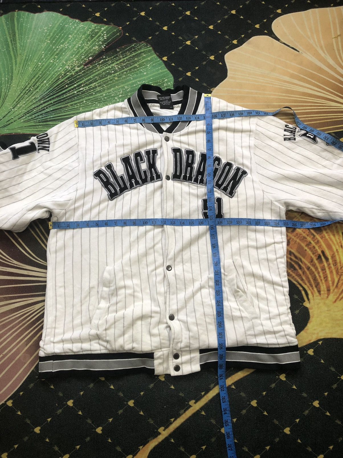 Dogtown × Japanese Brand RARE DOG TOWN BLACK DRAGON VARSITY JACKET Size US XL / EU 56 / 4 - 11 Thumbnail