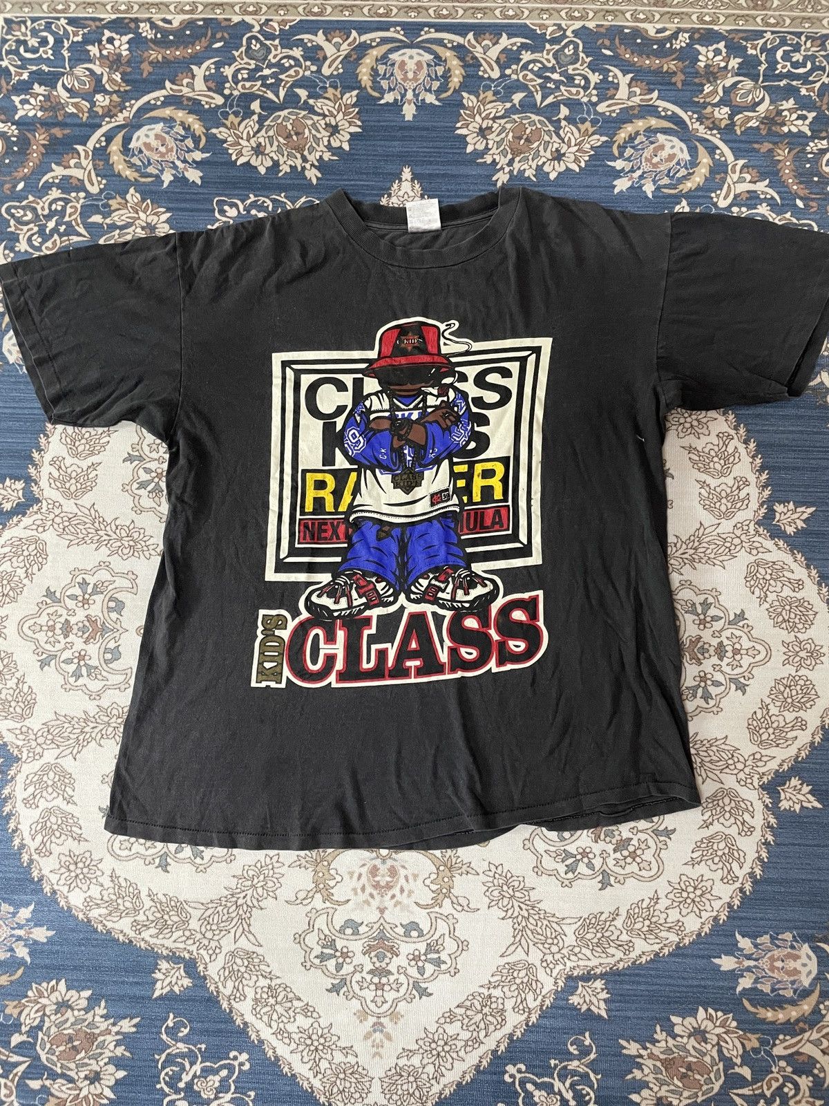 Rap Tees × Vintage Vintage Class Kid's Street Raver 90’s Oneita Jnco /Baggy XL Size US XL / EU 56 / 4 - 2 Thumbnail