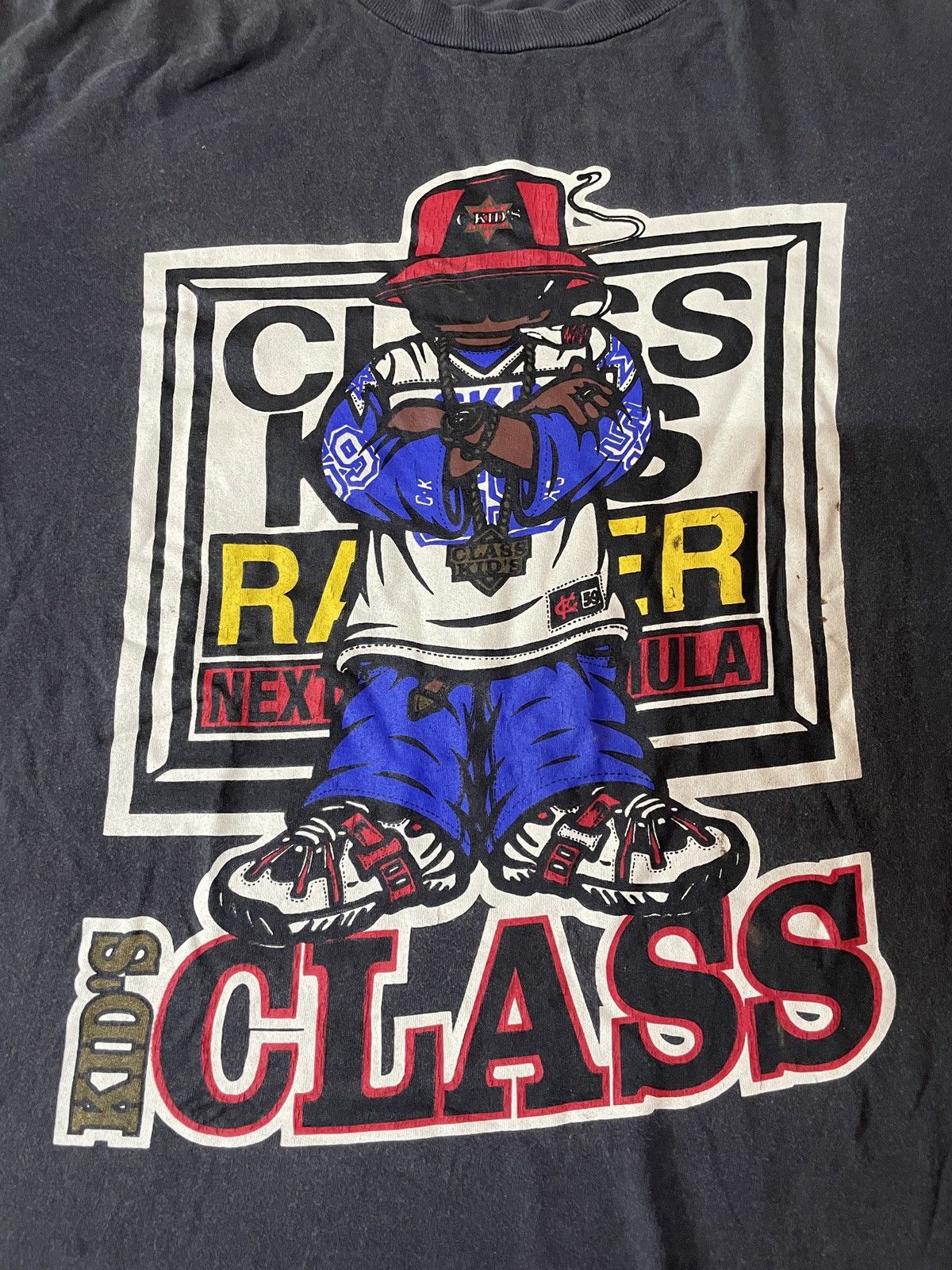Rap Tees × Vintage Vintage Class Kid's Street Raver 90’s Oneita Jnco /Baggy XL Size US XL / EU 56 / 4 - 4 Thumbnail