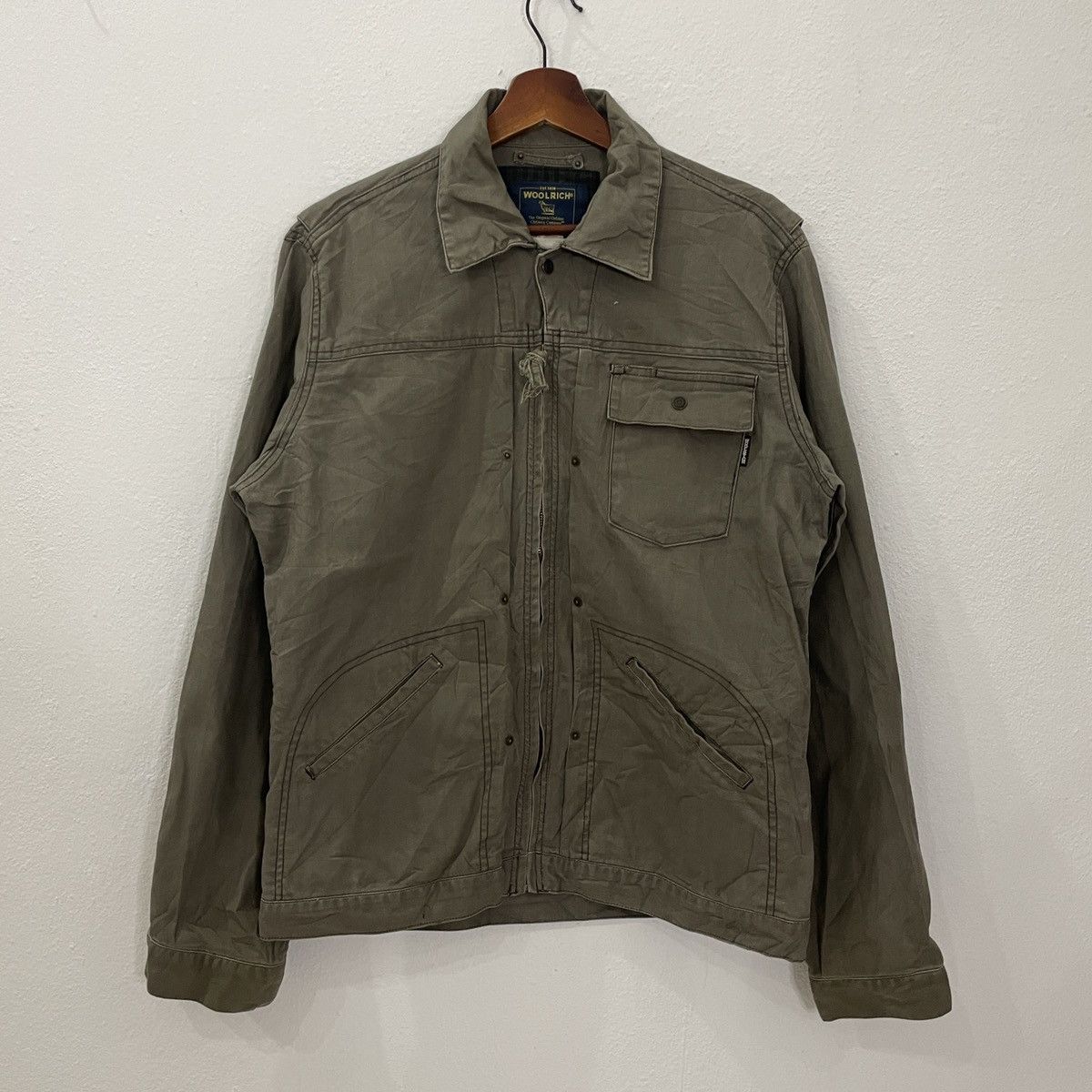 Vintage × Woolrich Woolen Mills Vintage Woolrich Zipper Ups Jacket Size US L / EU 52-54 / 3 - 1 Thumbnail