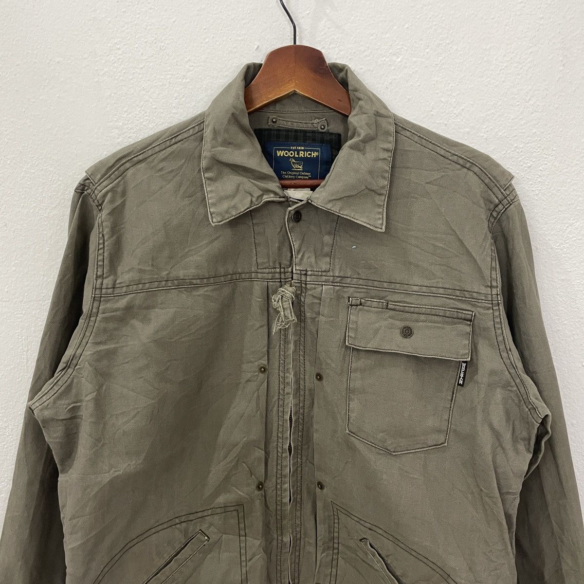 Vintage × Woolrich Woolen Mills Vintage Woolrich Zipper Ups Jacket Size US L / EU 52-54 / 3 - 4 Thumbnail