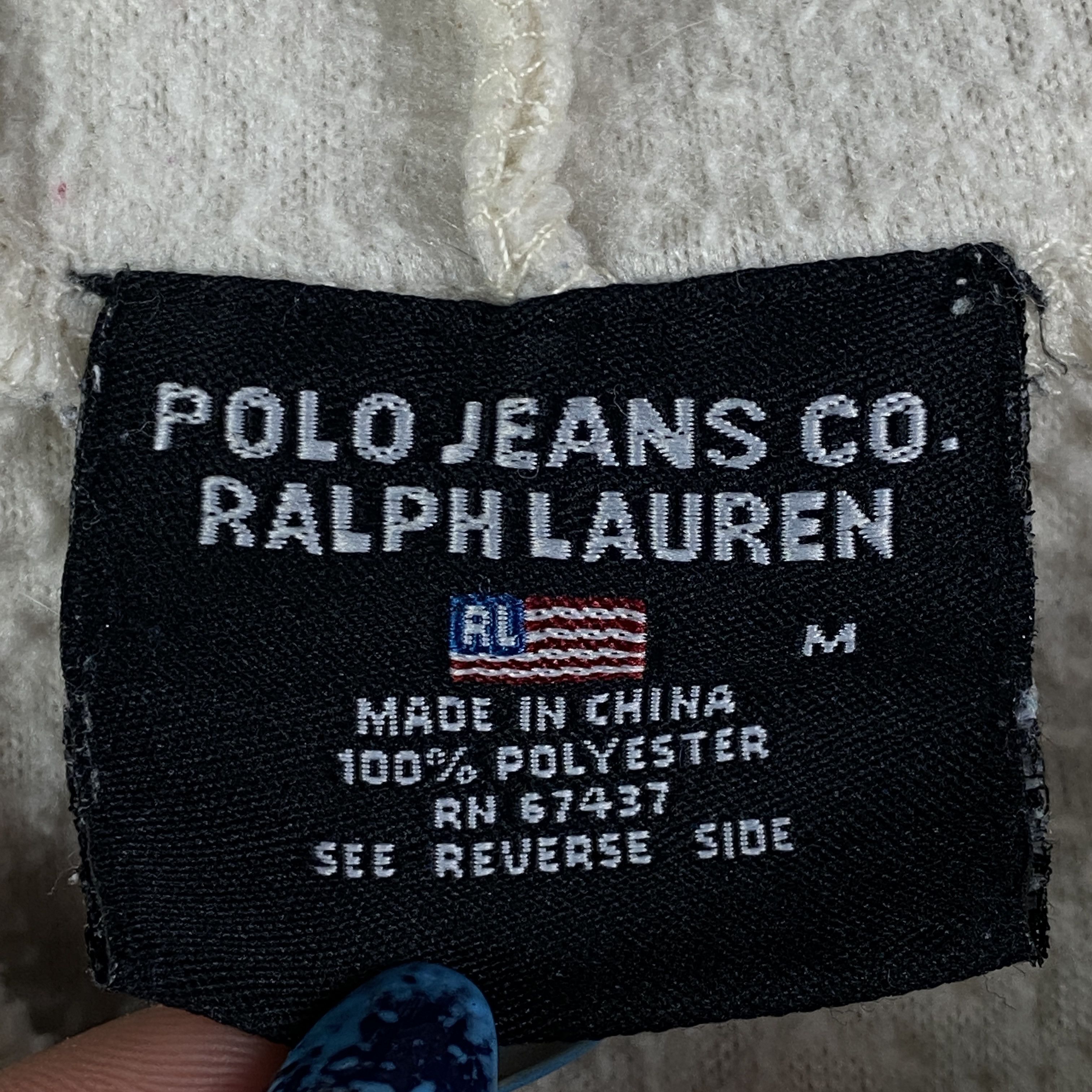 Polo Ralph Lauren × Ralph Lauren × Vintage Men’s Fleece Hoodies Polo Jeans Ralph Lauren Vintage Size M Size US M / EU 48-50 / 2 - 4 Thumbnail