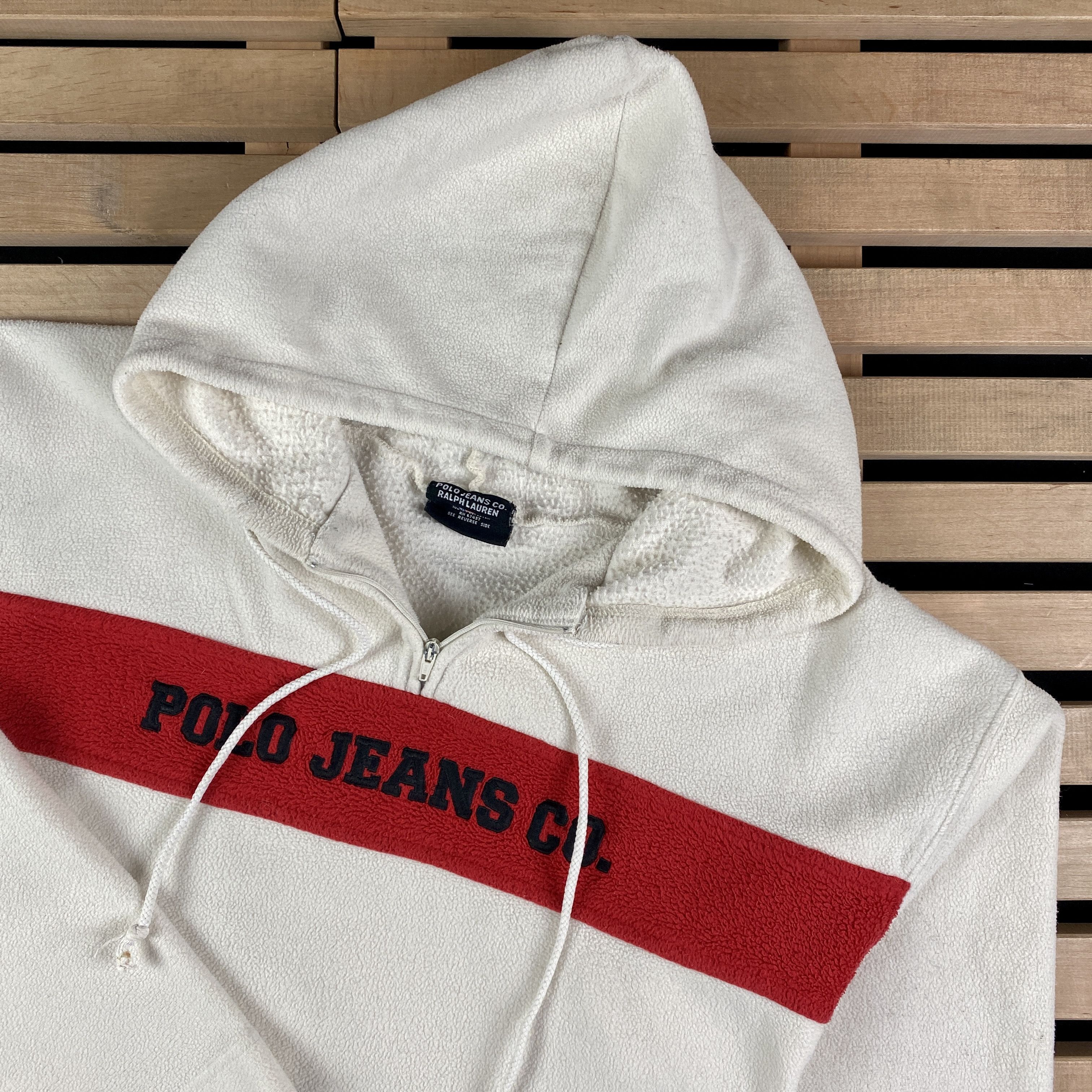 Polo Ralph Lauren × Ralph Lauren × Vintage Men’s Fleece Hoodies Polo Jeans Ralph Lauren Vintage Size M Size US M / EU 48-50 / 2 - 2 Thumbnail