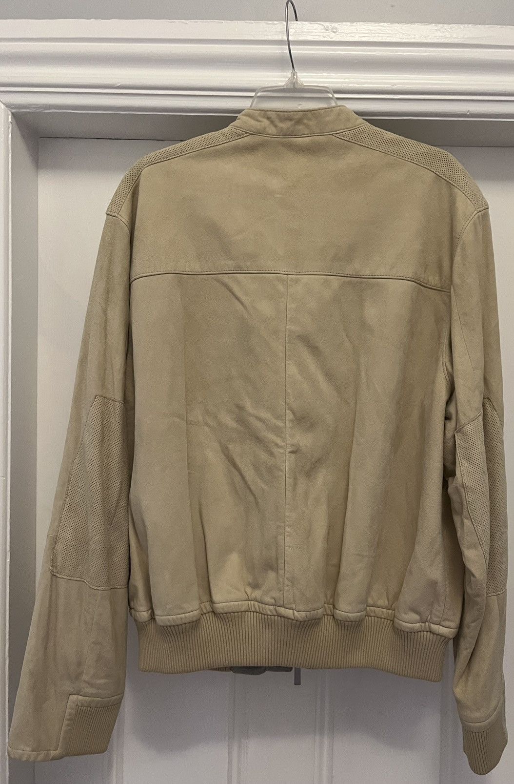 Calvin Klein Authentic Calvin Klein cream leather bomber jacket XL Size US XL / EU 56 / 4 - 5 Thumbnail