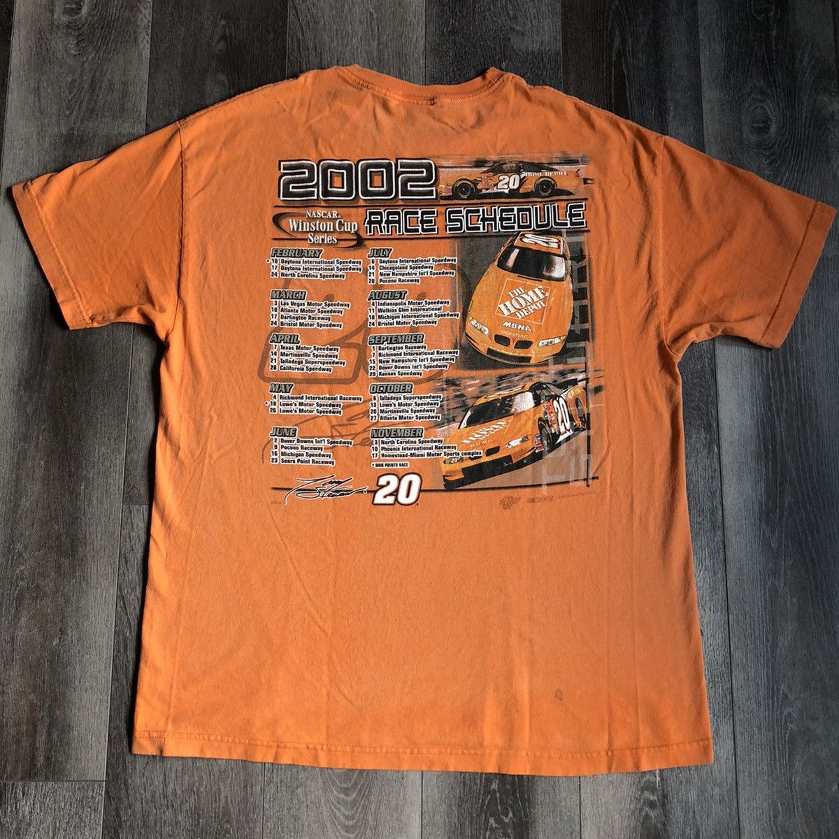 Chase Authentics Vintage 00s NASCAR Tony Stewart Double Side Graphic Logo Tee Size US XL / EU 56 / 4 - 2 Thumbnail