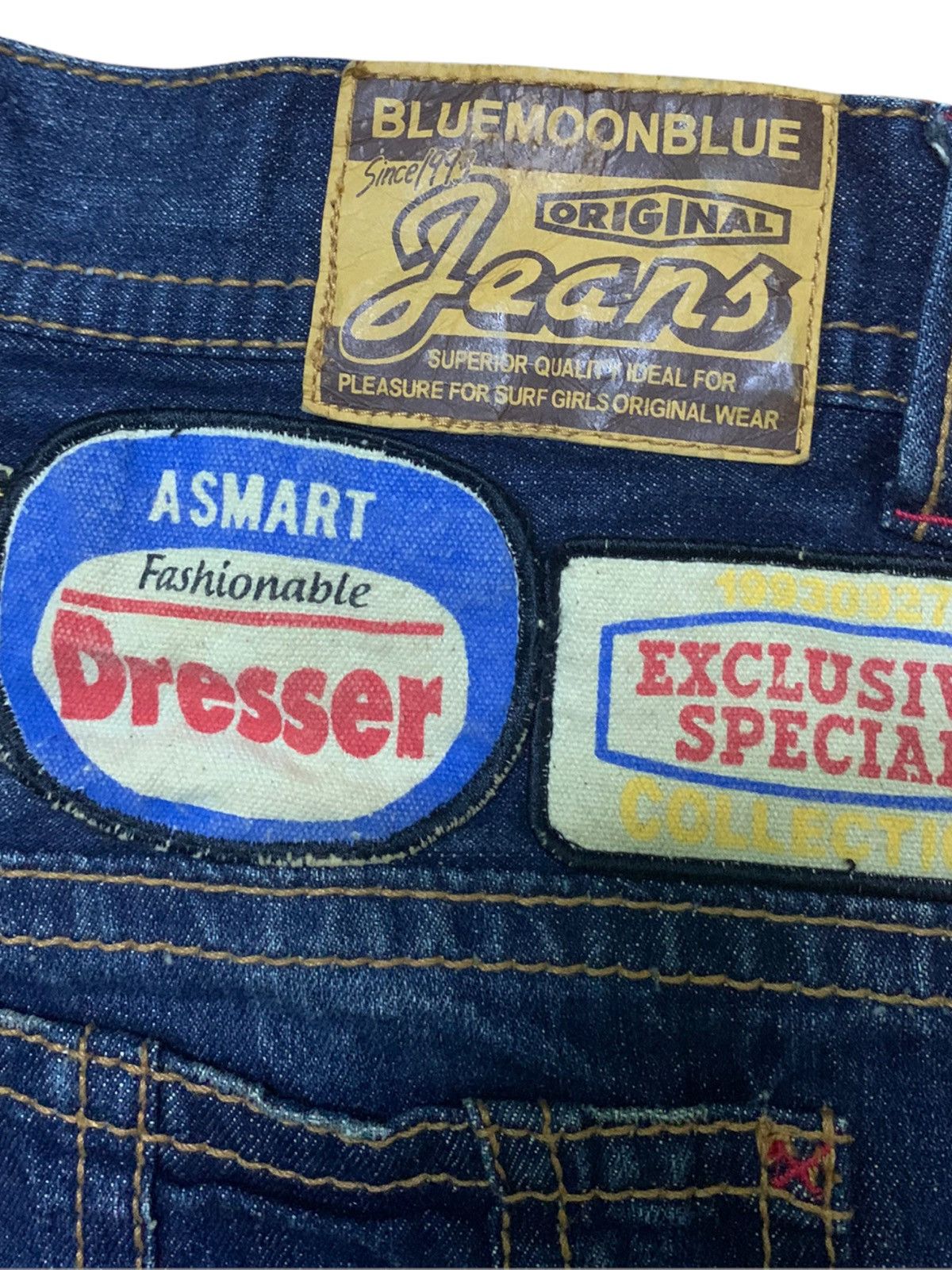 Japanese Brand Blue Moon Blue Japanese Brand Jeans Size US 32 / EU 48 - 4 Thumbnail