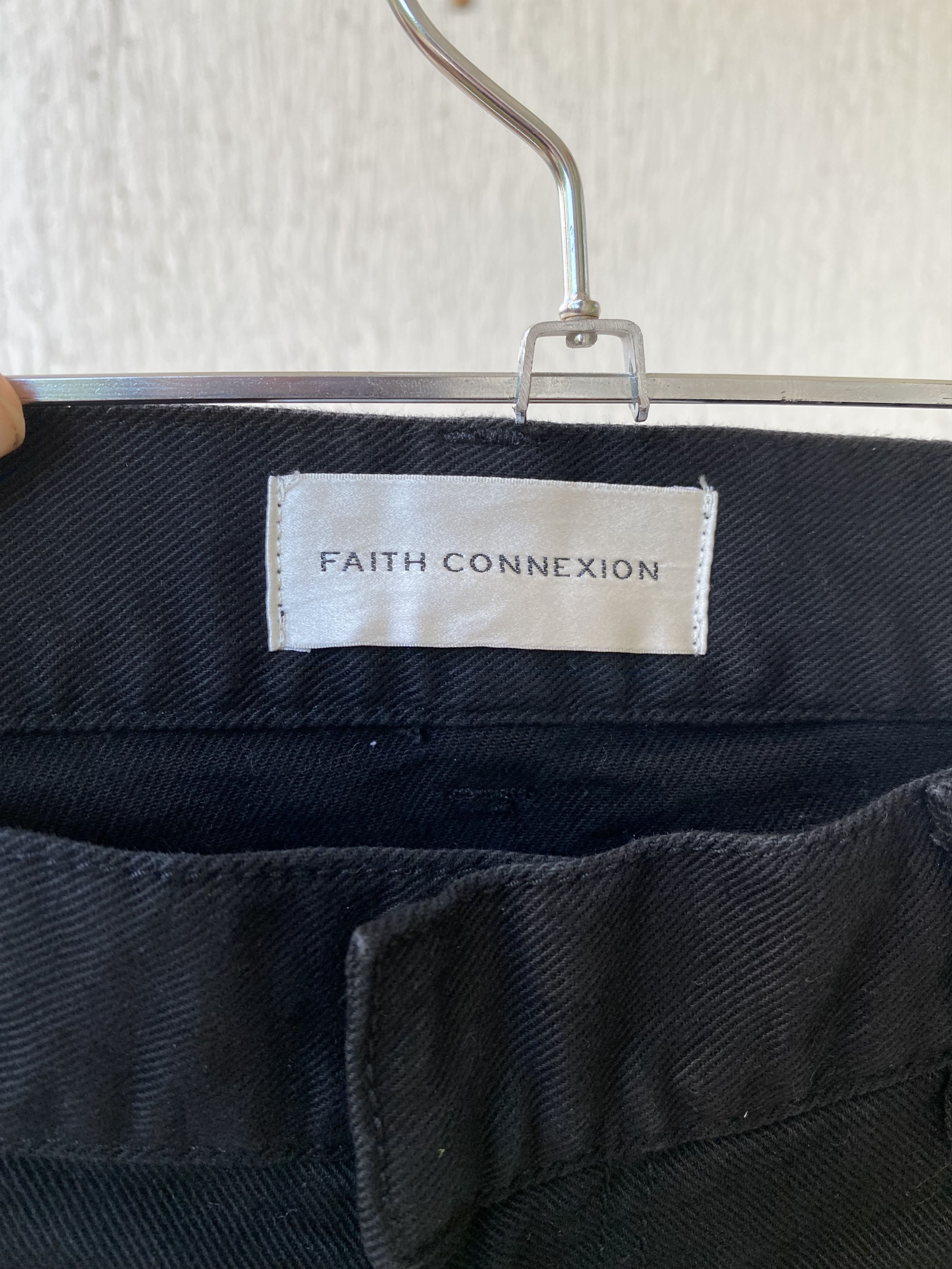 Faith Connexion BLACK RUNNING JEANS Size US 32 / EU 48 - 5 Thumbnail
