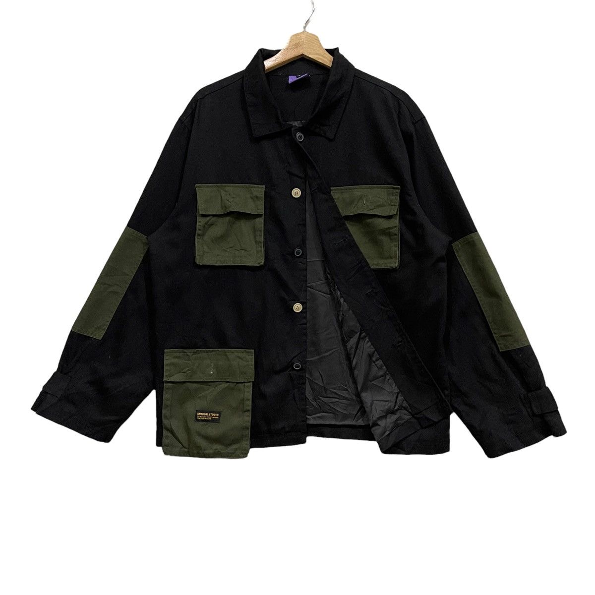 Japanese Brand MRGGR Bondage Cargo Jacket Size US XL / EU 56 / 4 - 2 Thumbnail