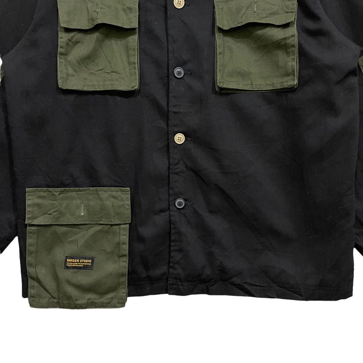 Japanese Brand MRGGR Bondage Cargo Jacket Size US XL / EU 56 / 4 - 4 Thumbnail