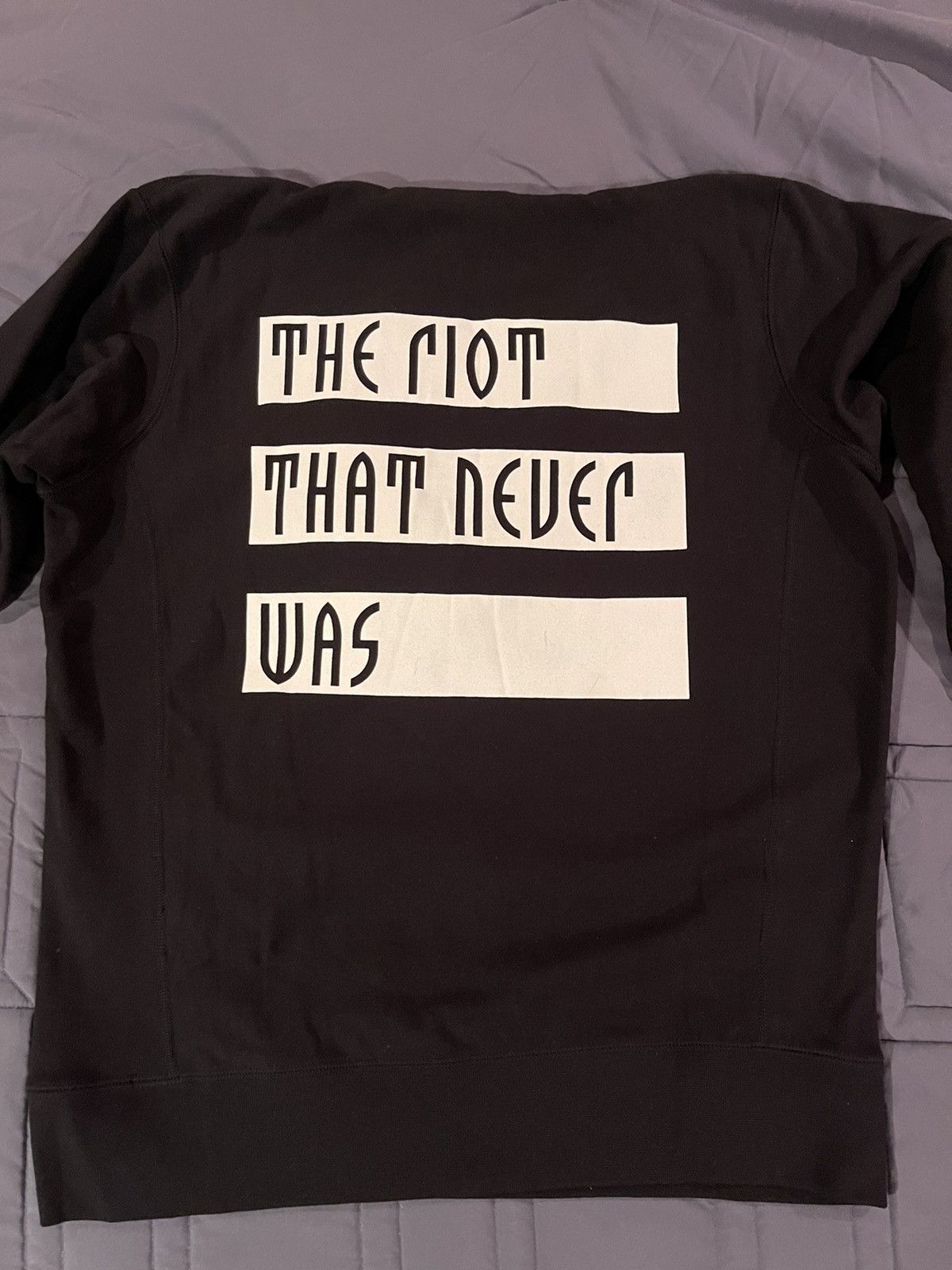 Supreme Supreme Riot that Never Was Hoodie Rare Black XL 2014 Size US XL / EU 56 / 4 - 2 Thumbnail