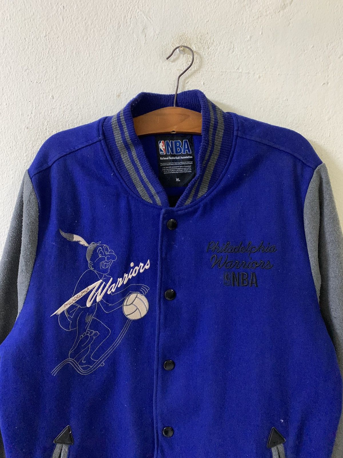 NBA NBA Philadelphia Warriors Jacket Size US XL / EU 56 / 4 - 4 Thumbnail