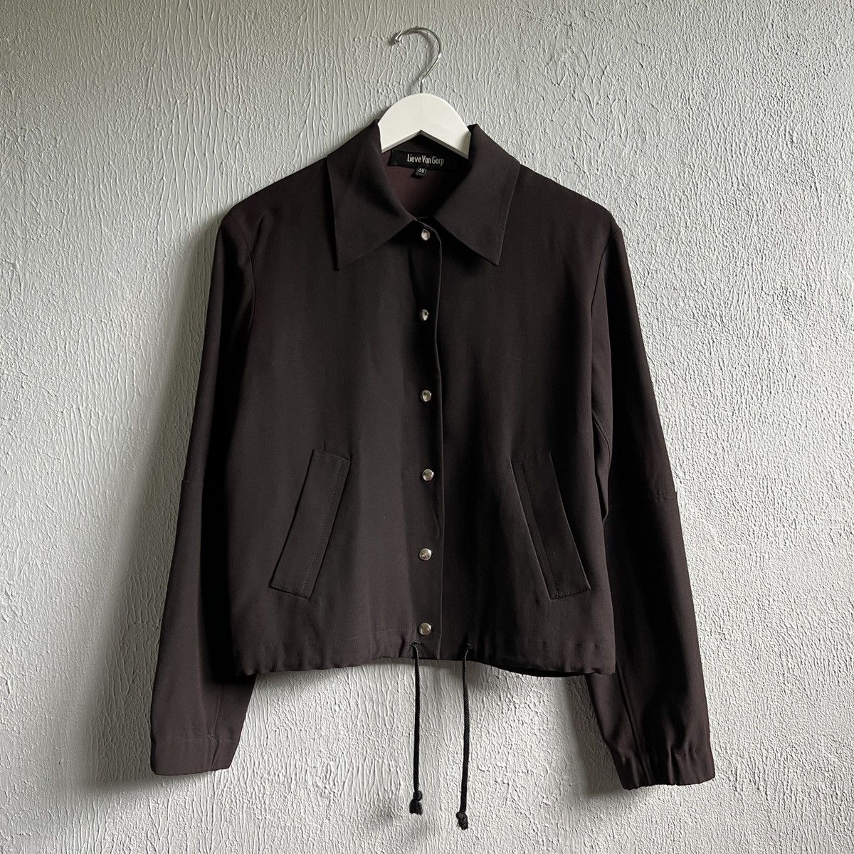 Lieve Van Gorp 1990s Lieve Van Gorp Snap Front Jacket | Grailed