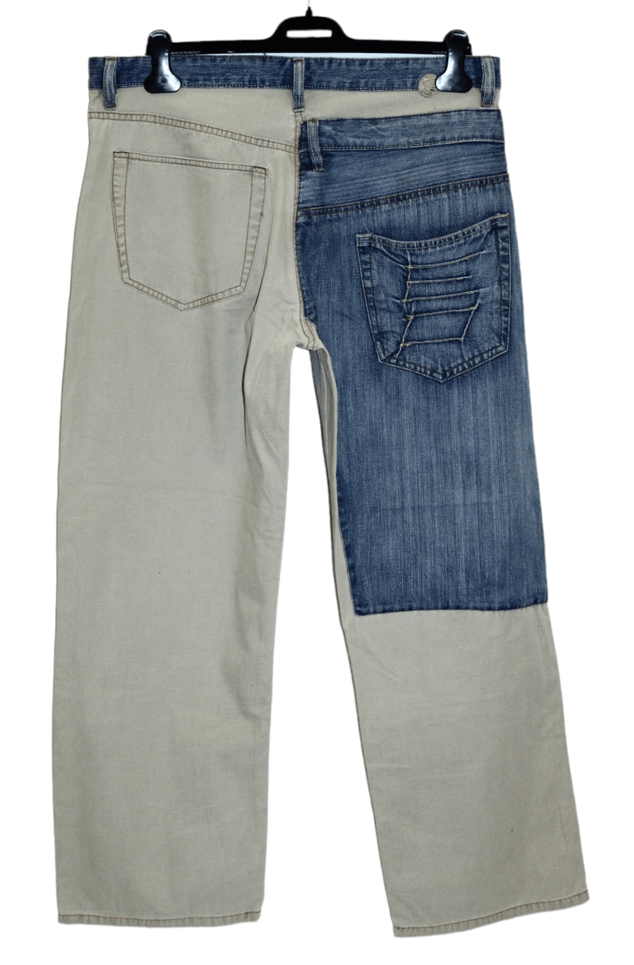 Japanese Brand Rare Vtg Etienne Ozeki Embroidered Booutcut baggy pants Size US 36 / EU 52 - 1 Thumbnail