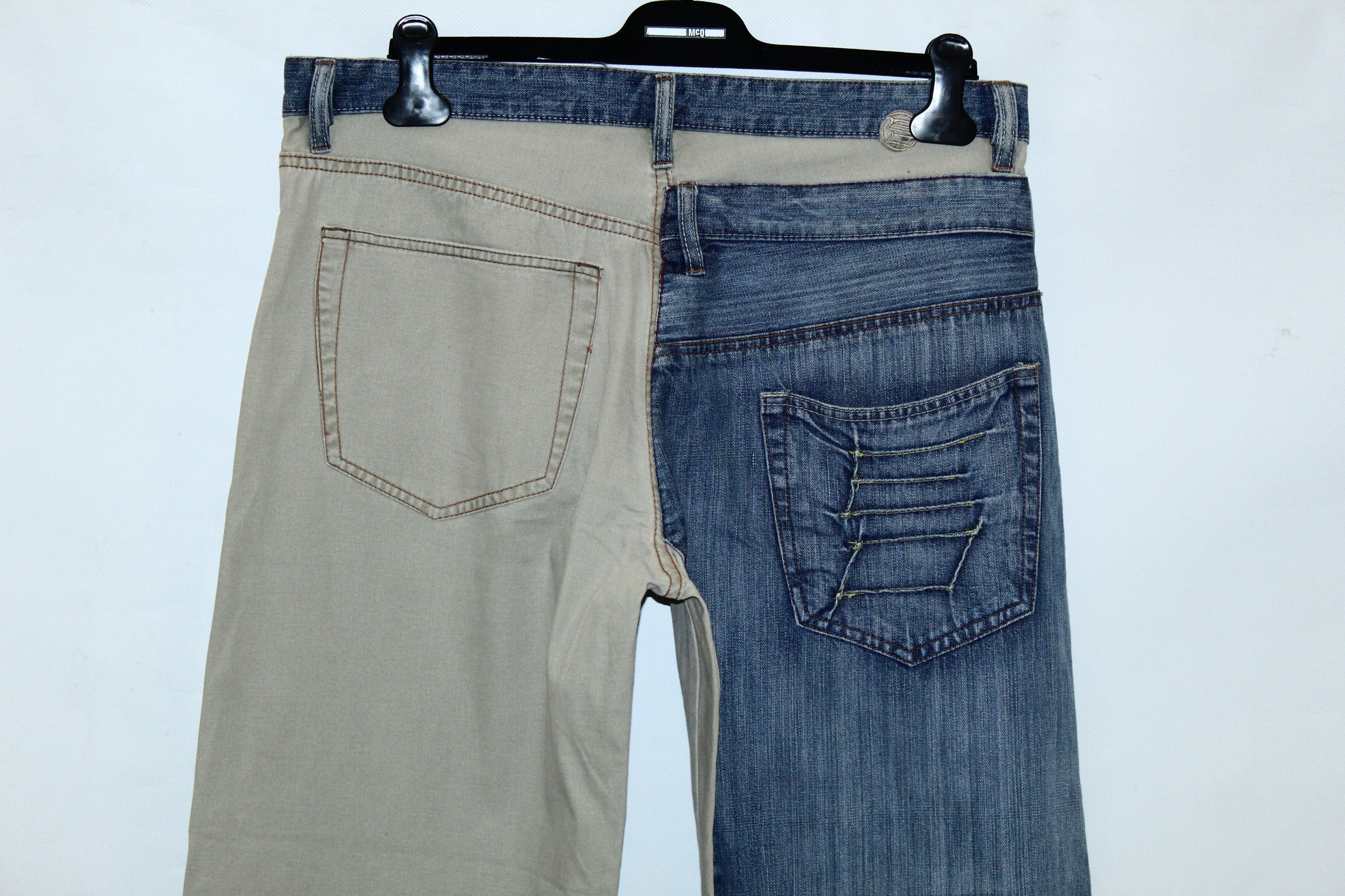 Japanese Brand Rare Vtg Etienne Ozeki Embroidered Booutcut baggy pants Size US 36 / EU 52 - 3 Thumbnail