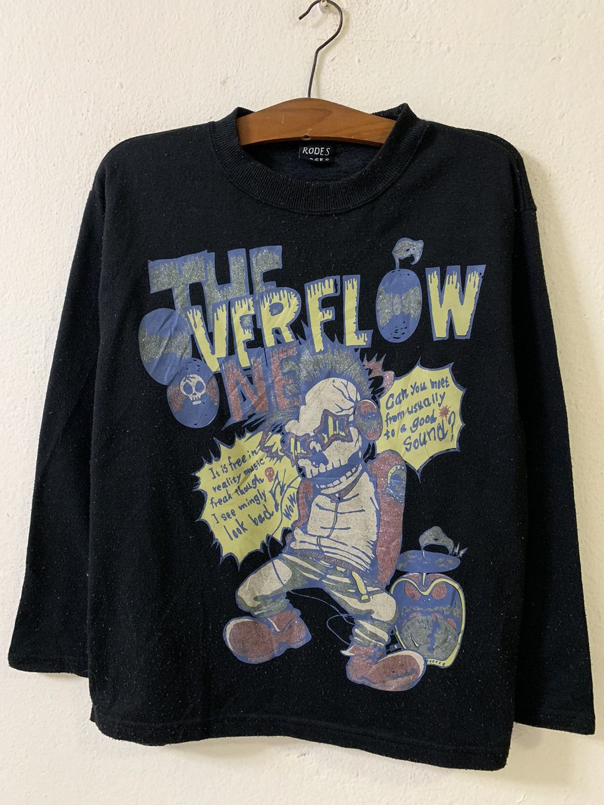 Japanese Brand Rodes Roses The Verflow Sweatshirt Size US M / EU 48-50 / 2 - 1 Thumbnail