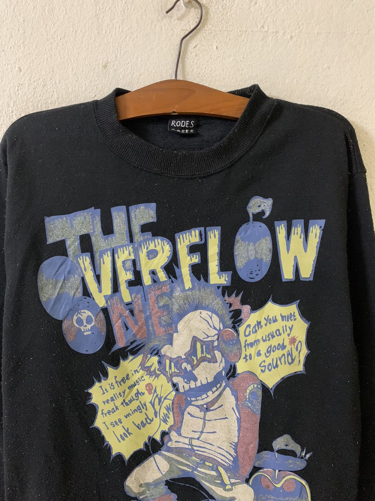 Japanese Brand Rodes Roses The Verflow Sweatshirt Size US M / EU 48-50 / 2 - 4 Thumbnail