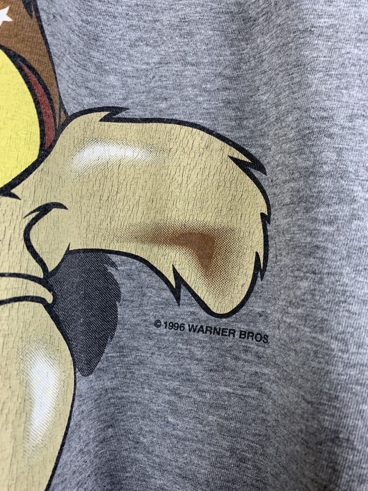 MLB 1996 Vintage Oakland Athletics Wile E.Coyote Nutmeg MLB Tee Size US XL / EU 56 / 4 - 7 Thumbnail