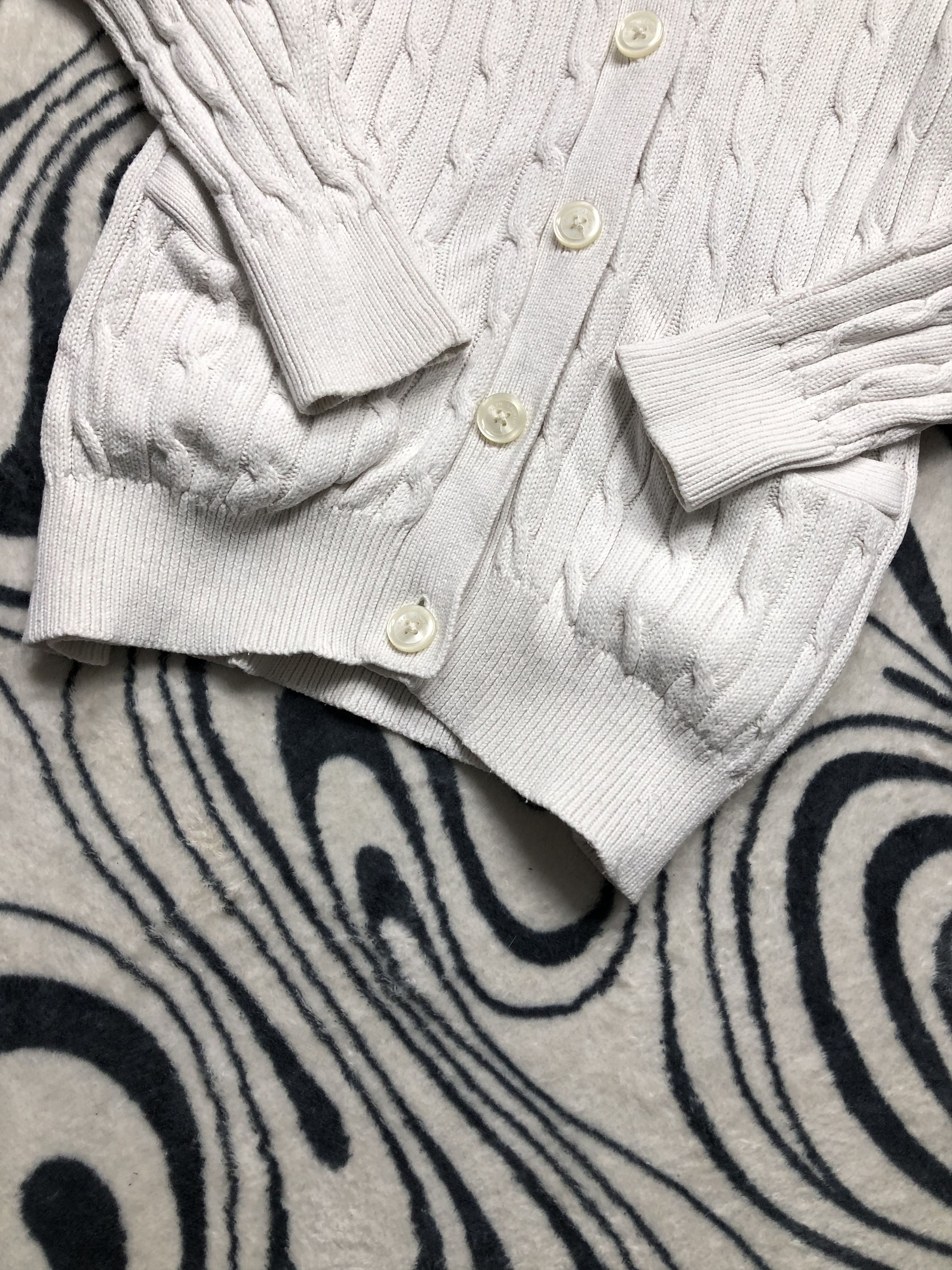 Polo Ralph Lauren Polo Ralph Lauren Womens Cable Knit Cardigan Sweater Size M / US 6-8 / IT 42-44 - 3 Thumbnail