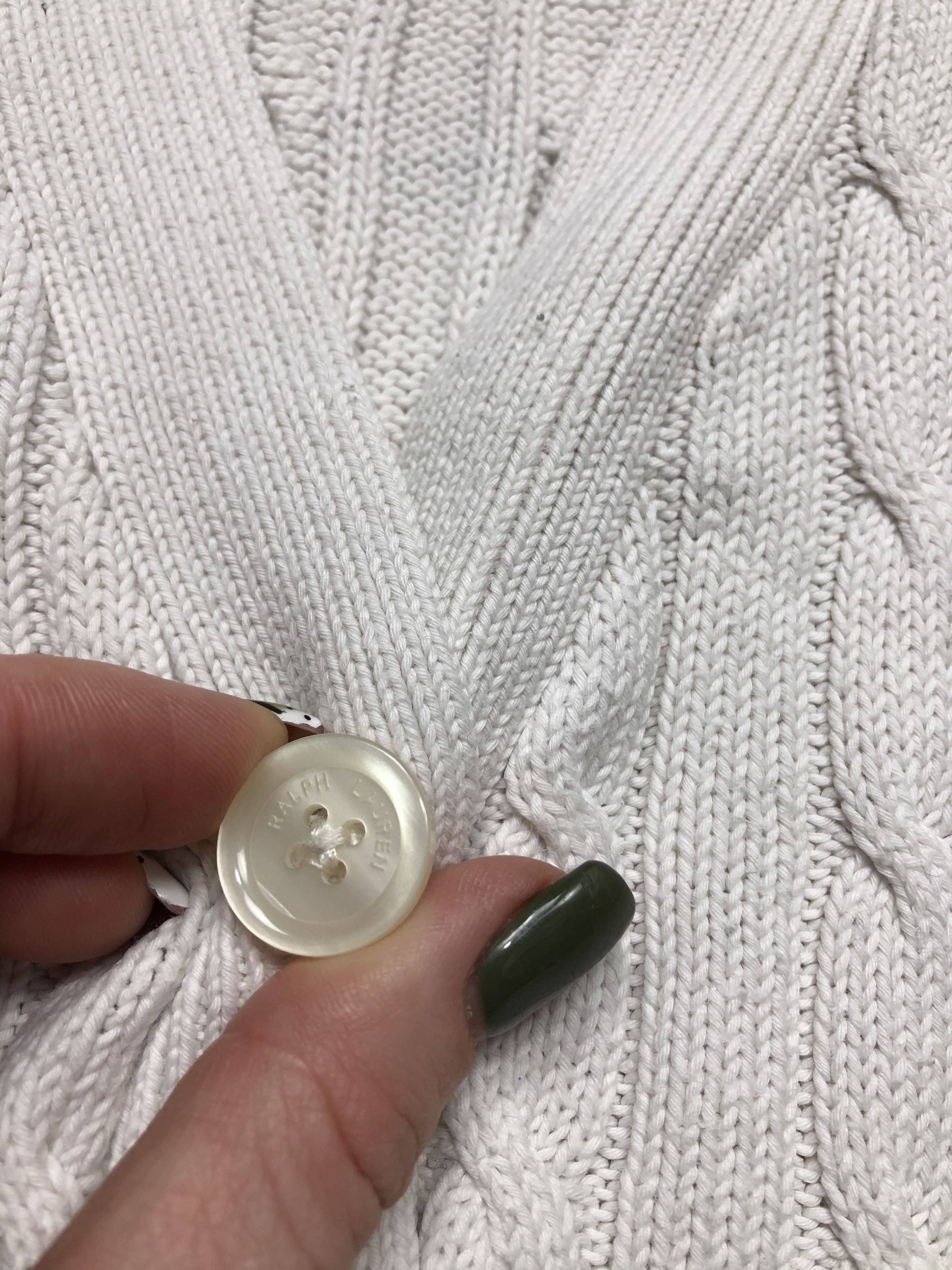 Polo Ralph Lauren Polo Ralph Lauren Womens Cable Knit Cardigan Sweater Size M / US 6-8 / IT 42-44 - 5 Thumbnail