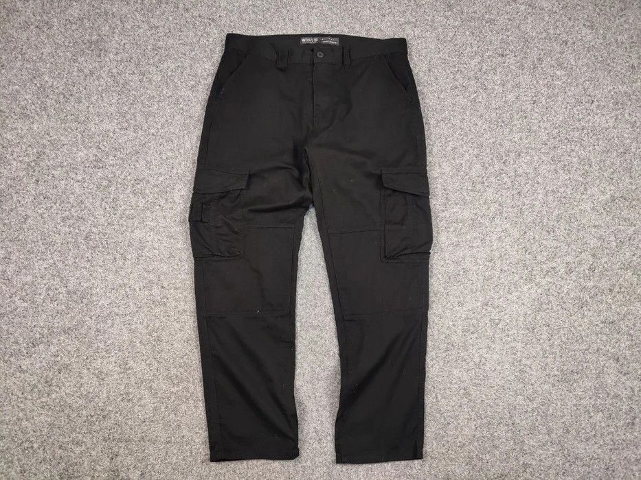 Japanese Brand Vintage 90's Cargo Pants Travis Scott Japan Black Hype Size US 34 / EU 50 - 5 Thumbnail