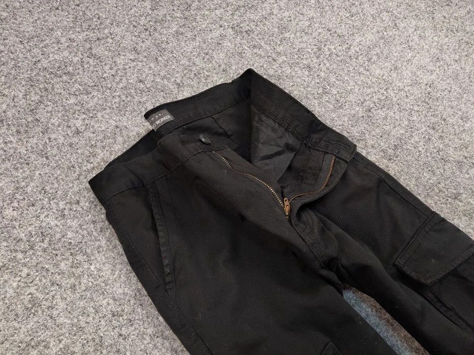 Japanese Brand Vintage 90's Cargo Pants Travis Scott Japan Black Hype Size US 34 / EU 50 - 8 Thumbnail
