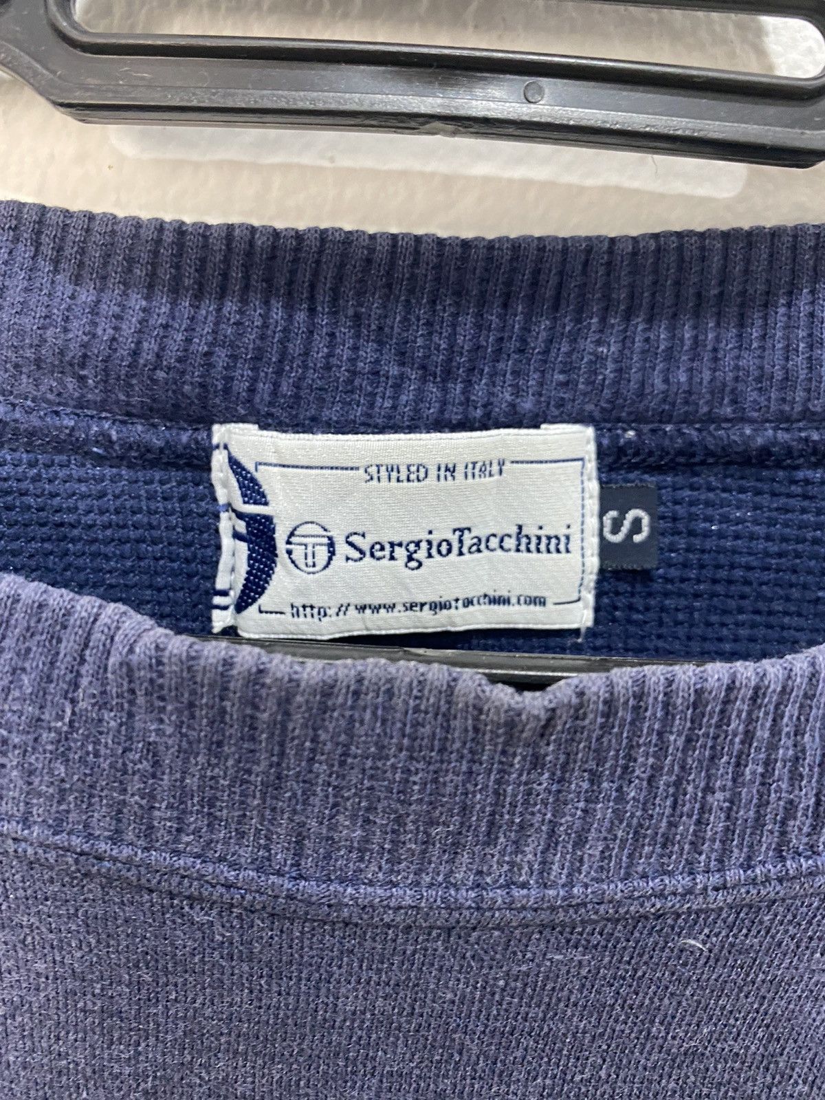 Sergio Tacchini × Vintage VINTAGE SERGIO TACCHINI SWEATSHIRT SPELL OUT Size US M / EU 48-50 / 2 - 4 Thumbnail