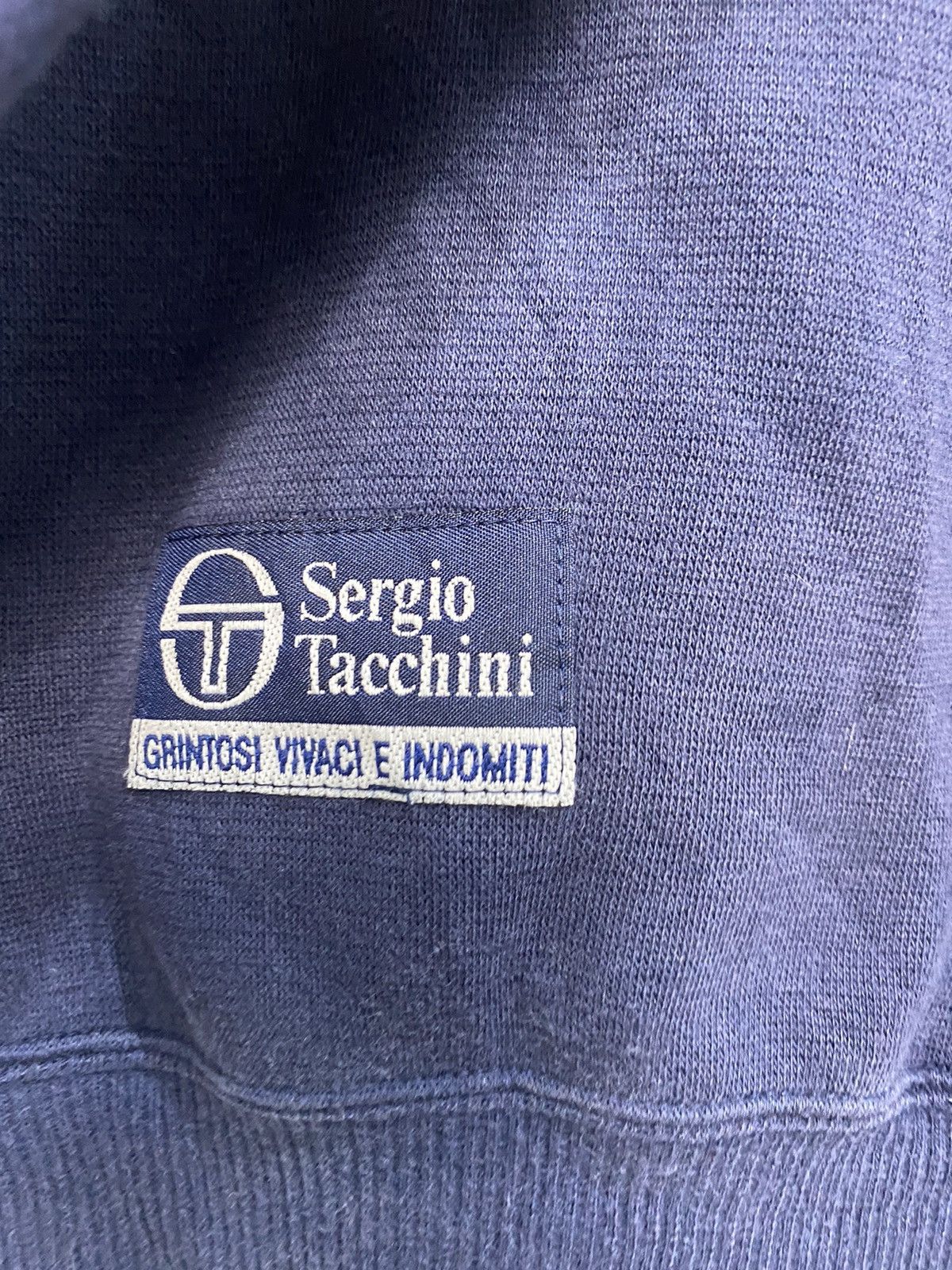 Sergio Tacchini × Vintage VINTAGE SERGIO TACCHINI SWEATSHIRT SPELL OUT Size US M / EU 48-50 / 2 - 3 Thumbnail