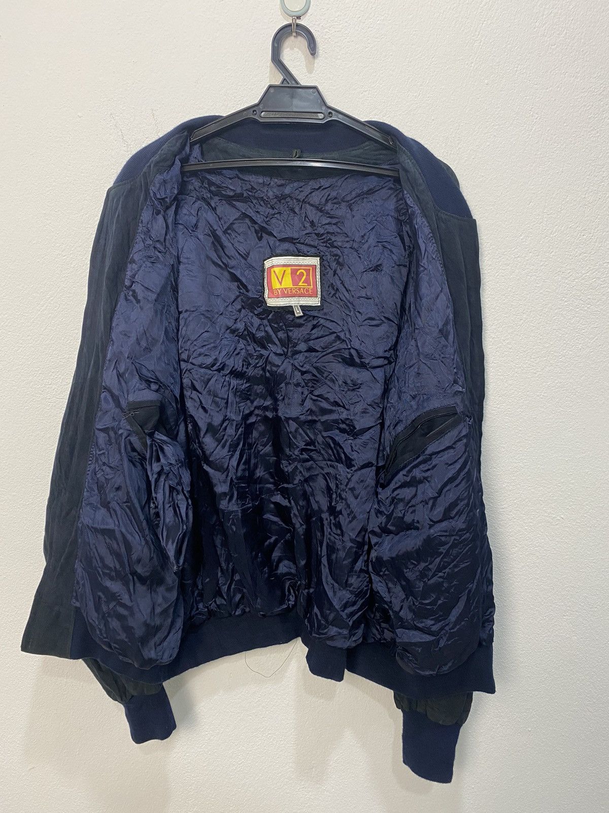 Versace VINTAGE VERSACE SUEDE LEATHER JACKET CASUAL STYLE Size US L / EU 52-54 / 3 - 5 Thumbnail