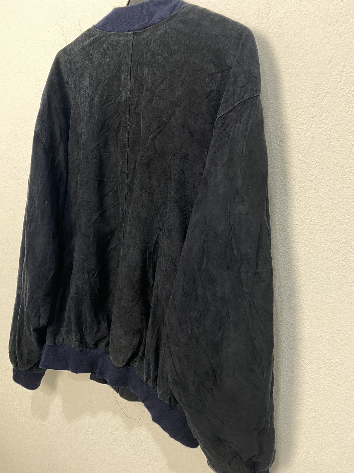 Versace VINTAGE VERSACE SUEDE LEATHER JACKET CASUAL STYLE Size US L / EU 52-54 / 3 - 3 Thumbnail
