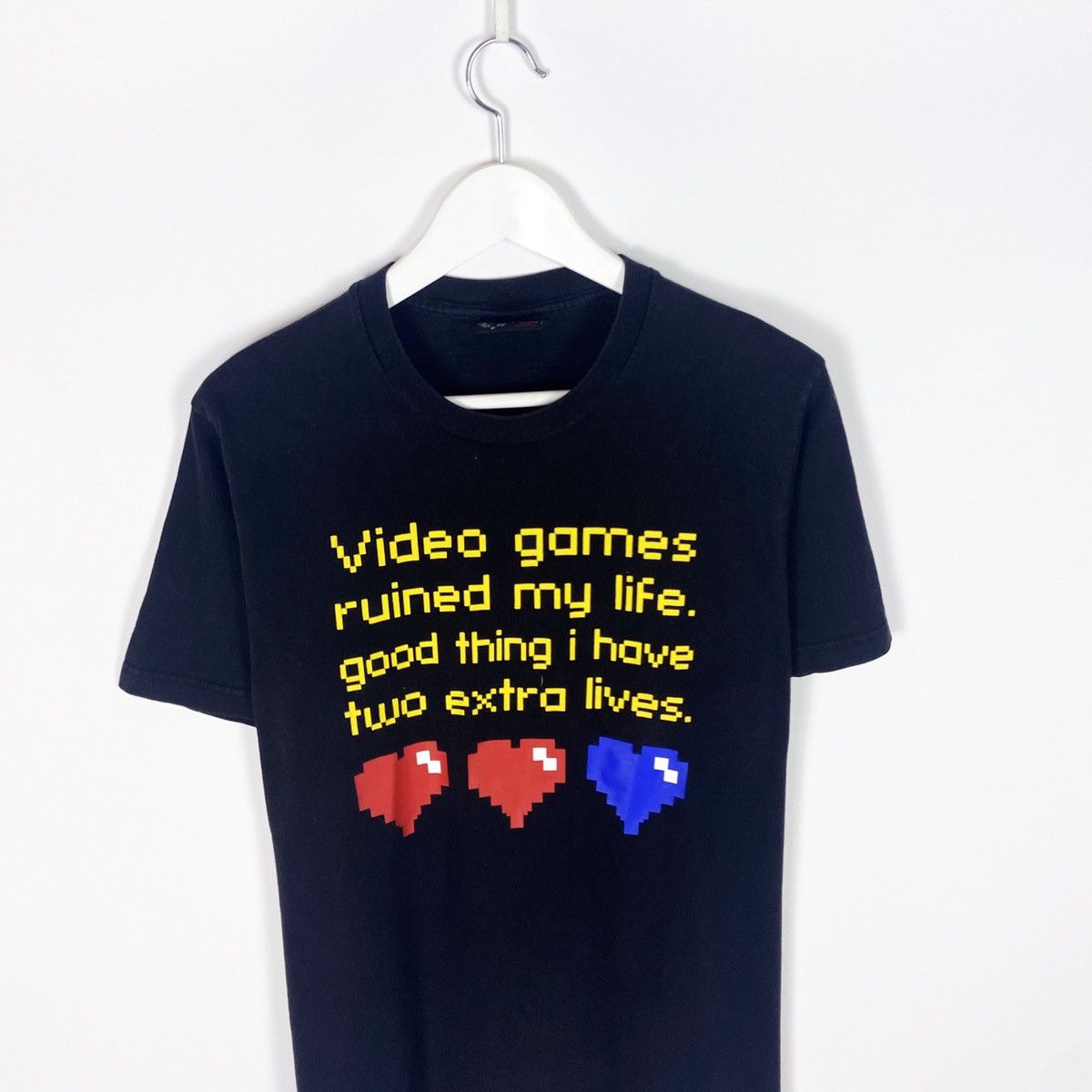 The Game Vintage 00s Video Games Ruined My Life Humor washed tee Size US M / EU 48-50 / 2 - 2 Thumbnail
