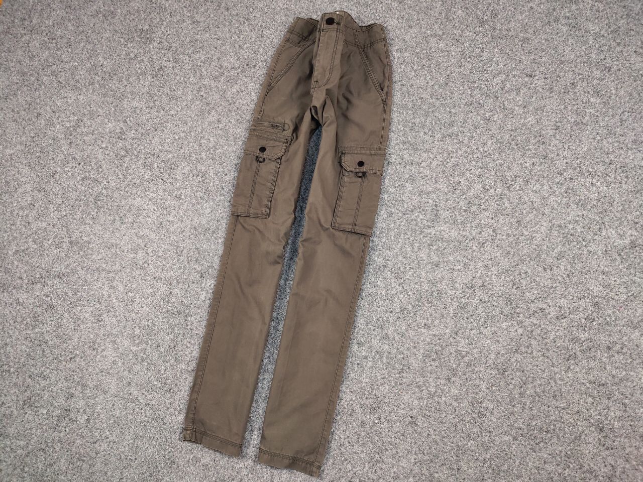 Japanese Brand Vintage Cargo Pants Travis Scott Japan Zip Pocket Olive Size US 30 / EU 46 - 3 Thumbnail