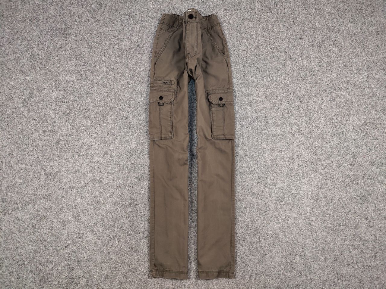 Japanese Brand Vintage Cargo Pants Travis Scott Japan Zip Pocket Olive Size US 30 / EU 46 - 1 Thumbnail