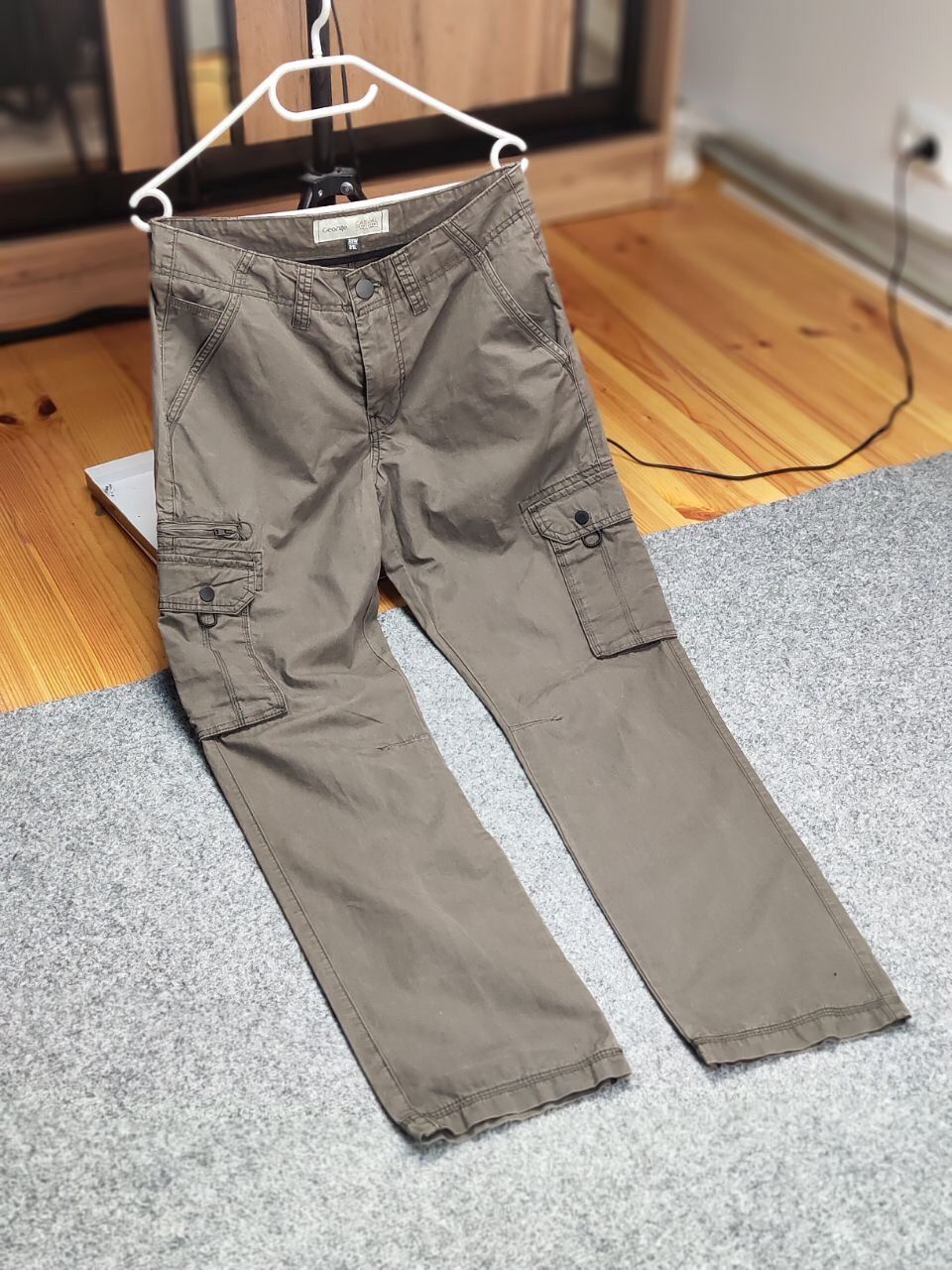 Japanese Brand Vintage Cargo Pants Travis Scott Japan Zip Pocket Olive Size US 30 / EU 46 - 18 Thumbnail
