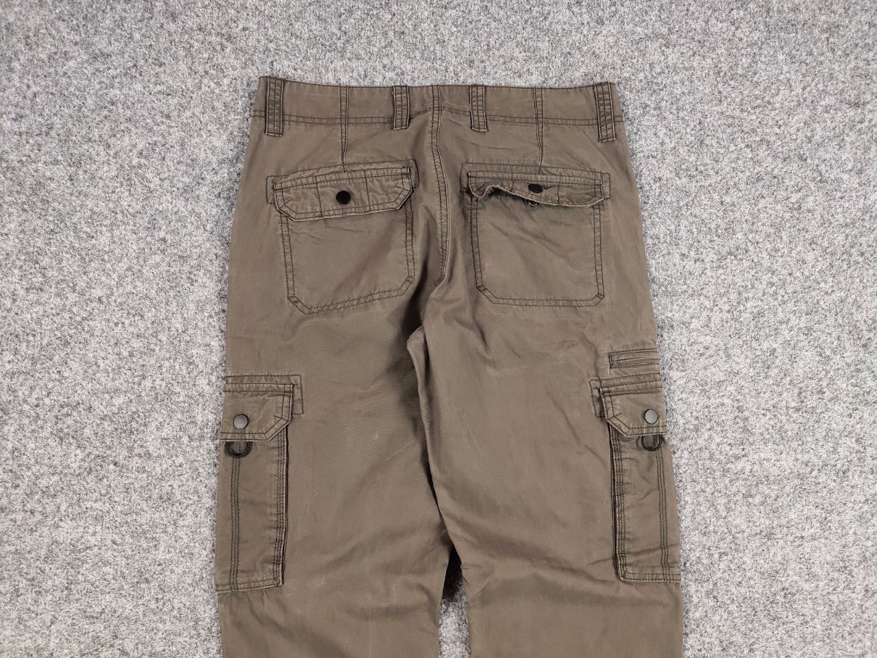Japanese Brand Vintage Cargo Pants Travis Scott Japan Zip Pocket Olive Size US 30 / EU 46 - 13 Thumbnail