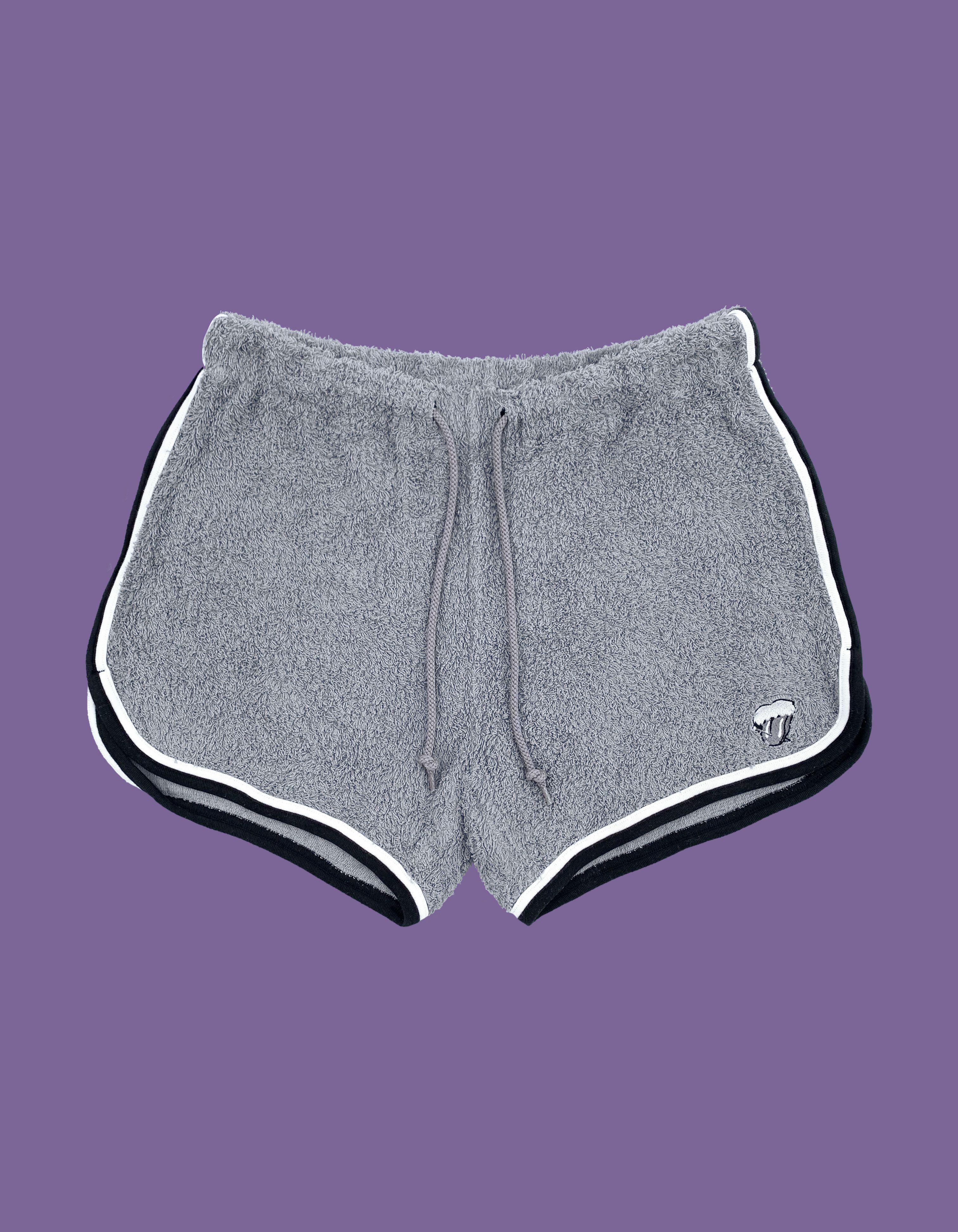 Japanese Brand (NUMBER (N)INE) 2003 Retro Fleece Pile Gym Shorts Size 30" / US 8 / IT 44 - 2 Thumbnail