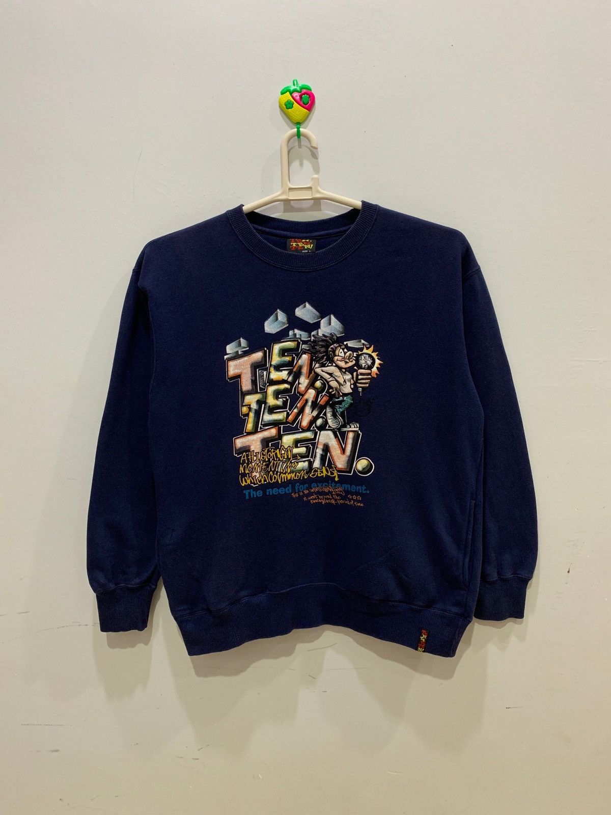 Japanese Brand × Vintage Ten ten ten Sweatshirts Size L Size US L / EU 52-54 / 3 - 1 Thumbnail