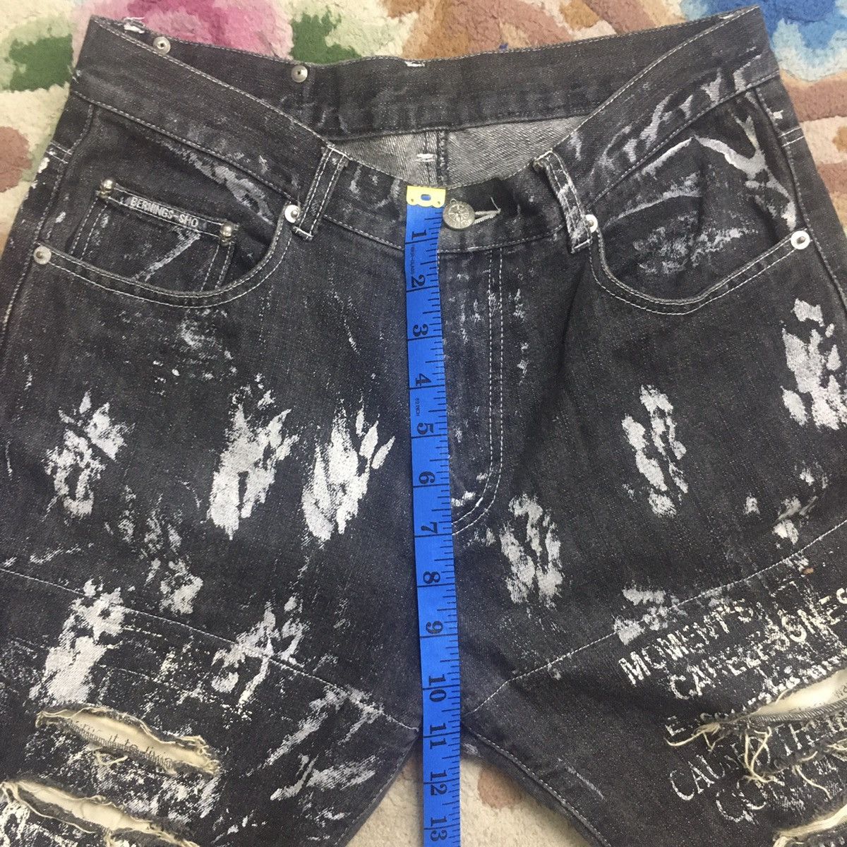 Japanese Brand × Seditionaries Rare Bernings-Sho Distressed Punk Jeans Painter Size US 30 / EU 46 - 19 Thumbnail