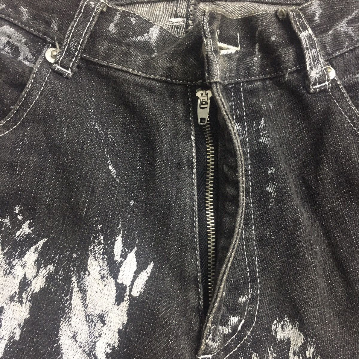 Japanese Brand × Seditionaries Rare Bernings-Sho Distressed Punk Jeans Painter Size US 30 / EU 46 - 13 Thumbnail