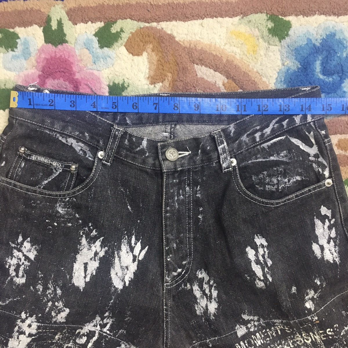 Japanese Brand × Seditionaries Rare Bernings-Sho Distressed Punk Jeans Painter Size US 30 / EU 46 - 20 Thumbnail