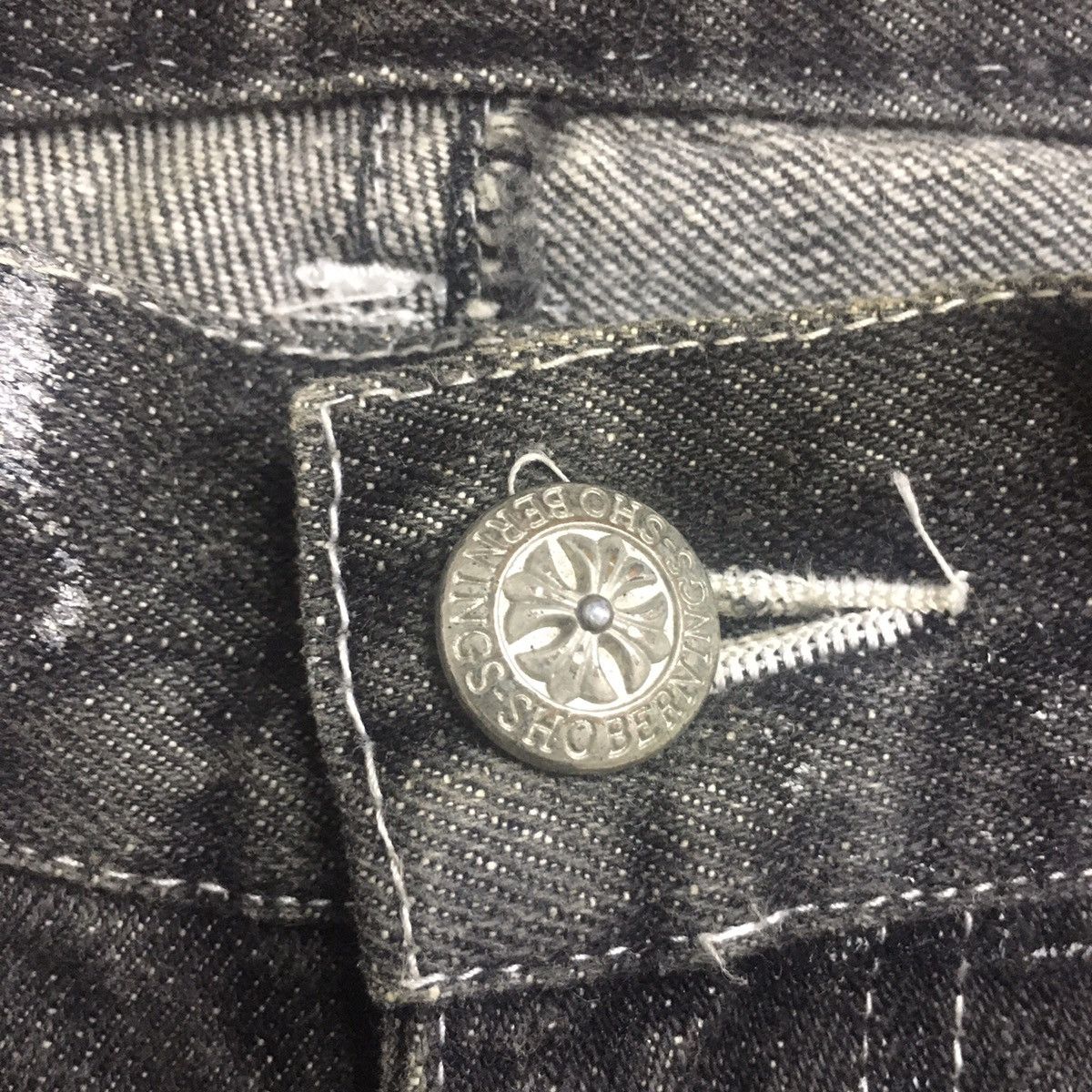 Japanese Brand × Seditionaries Rare Bernings-Sho Distressed Punk Jeans Painter Size US 30 / EU 46 - 15 Thumbnail