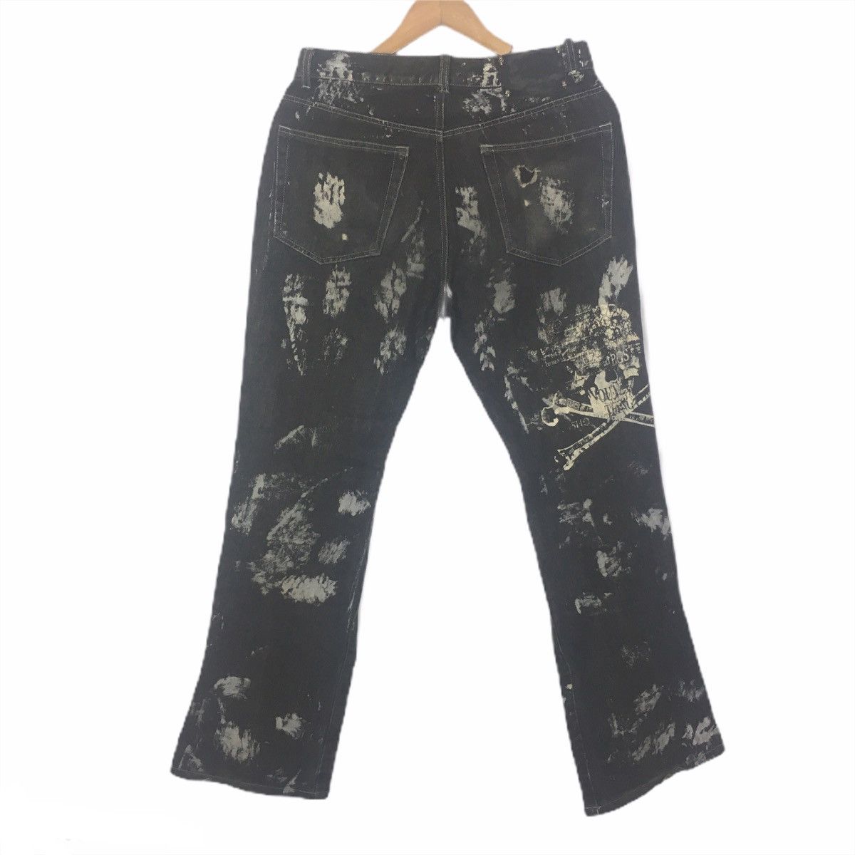 Japanese Brand × Seditionaries Rare Bernings-Sho Distressed Punk Jeans Painter Size US 30 / EU 46 - 5 Thumbnail